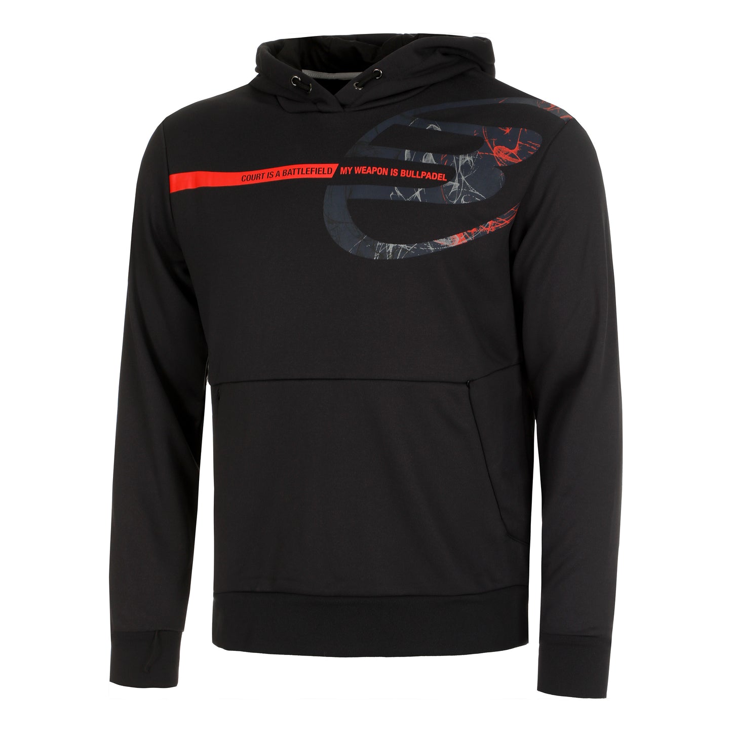 Bullpadel Baiona Hoody Herren-Anthrazit