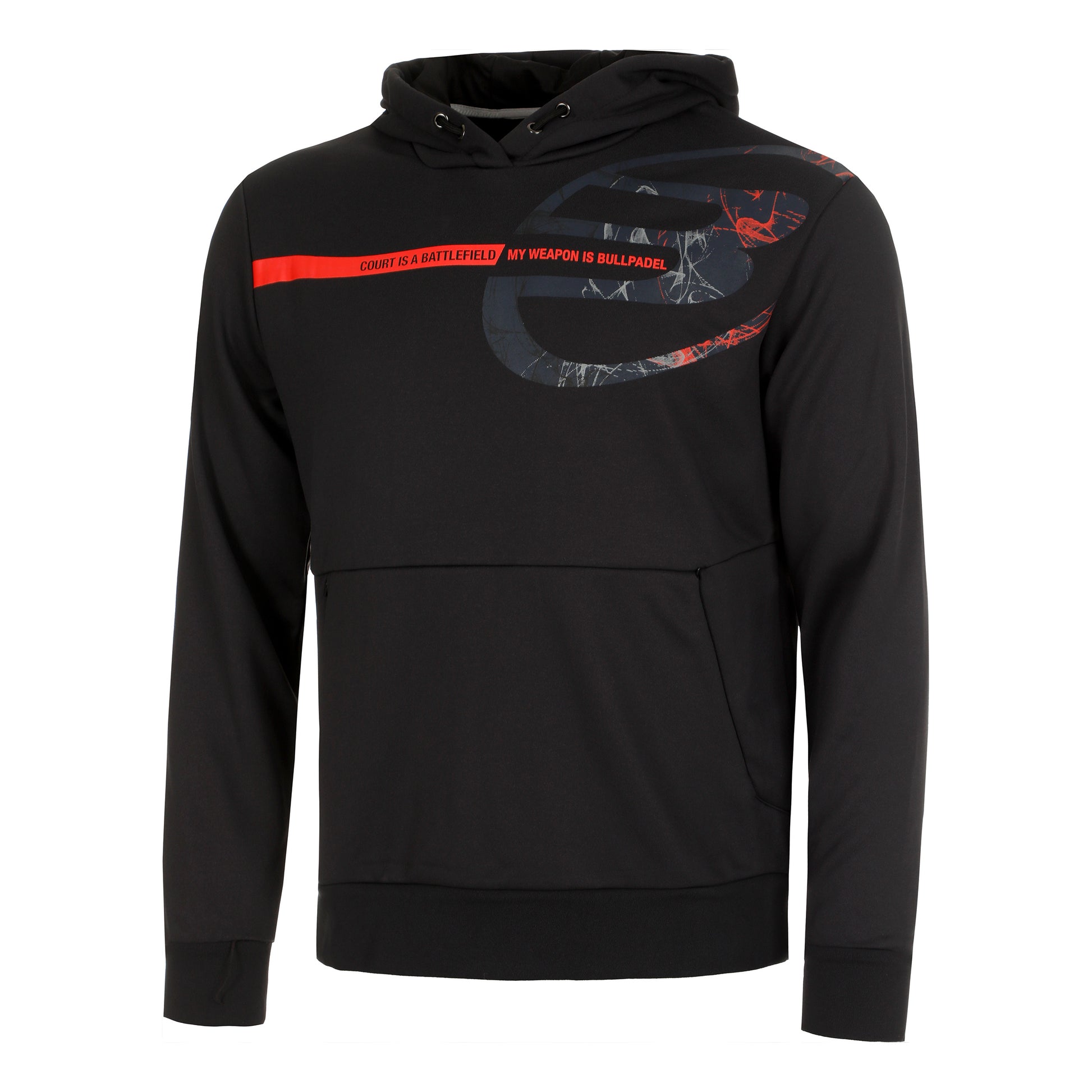 Bullpadel Baiona Hoody Herren-Anthrazit