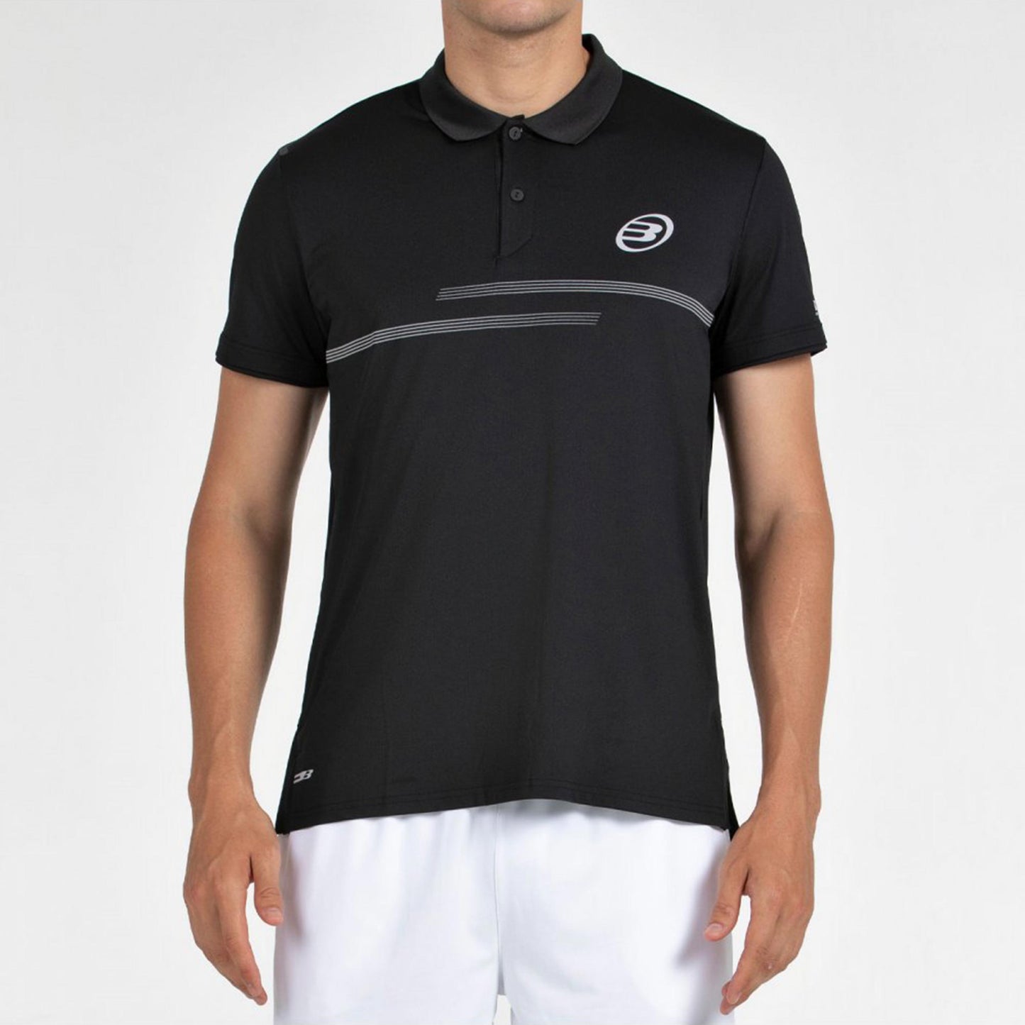 Bullpadel Menkar Polo Herren-Schwarz