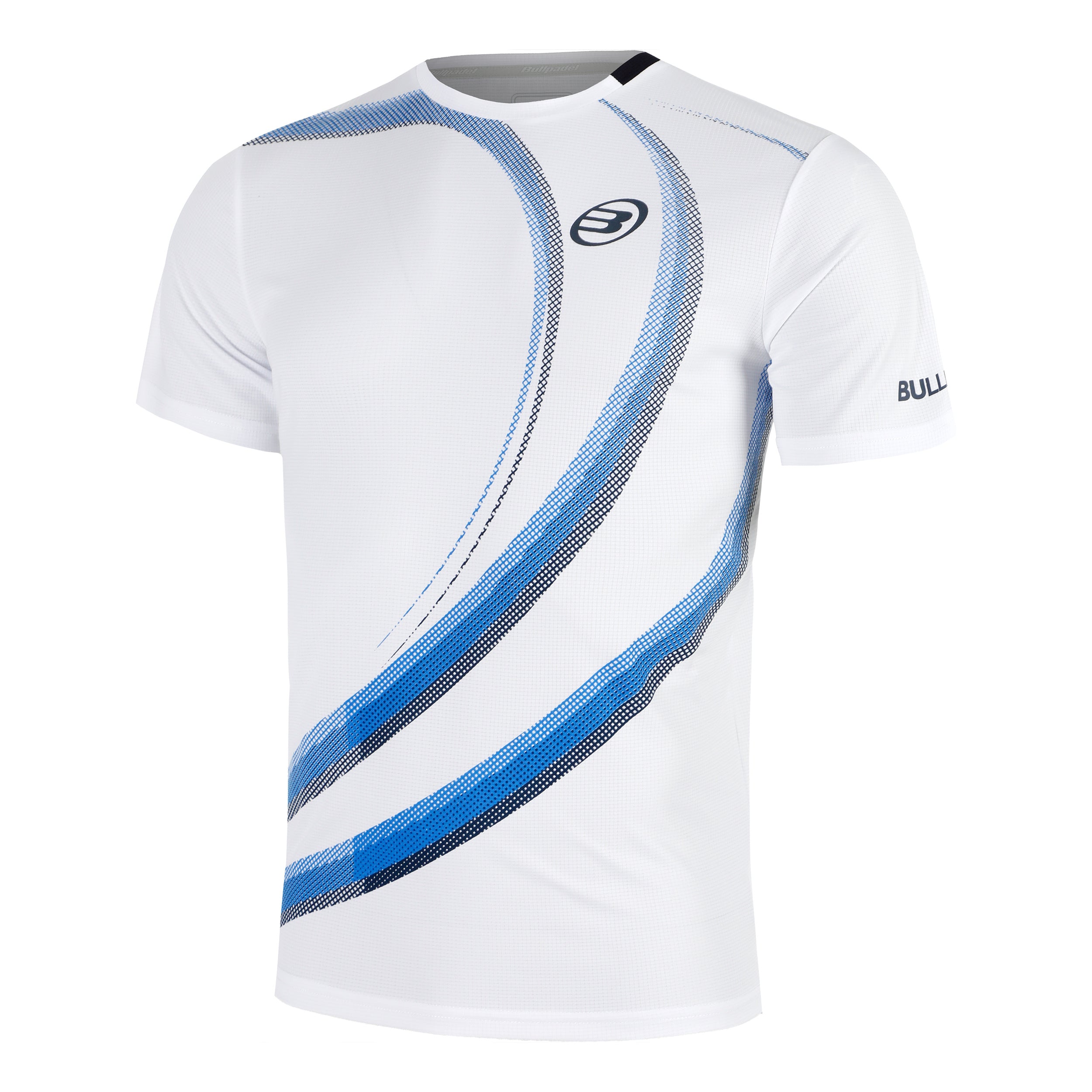Bullpadel Beque T-Shirt Herren-Weiß,Hellblau