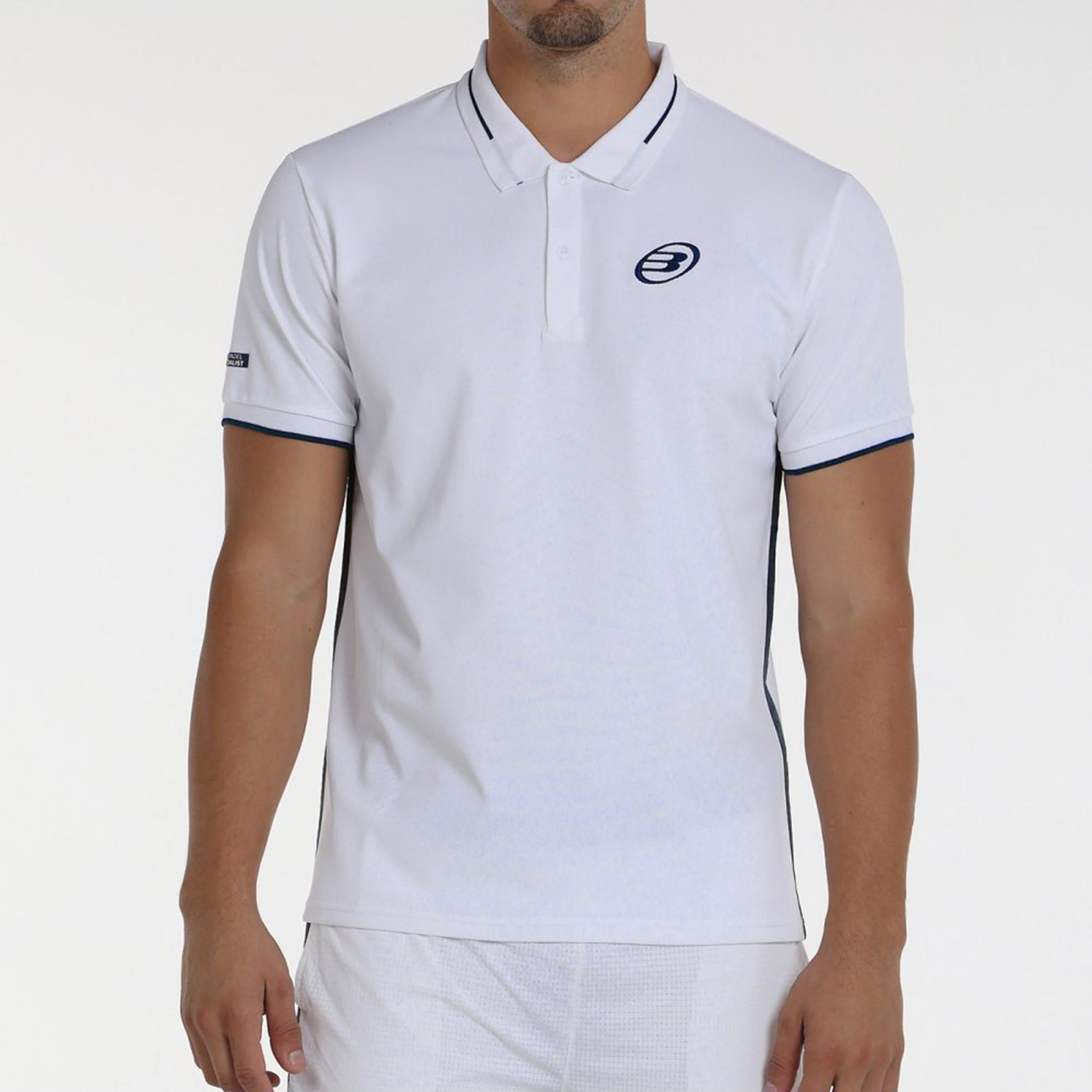 Bullpadel Leiro 25V Polo Men-White