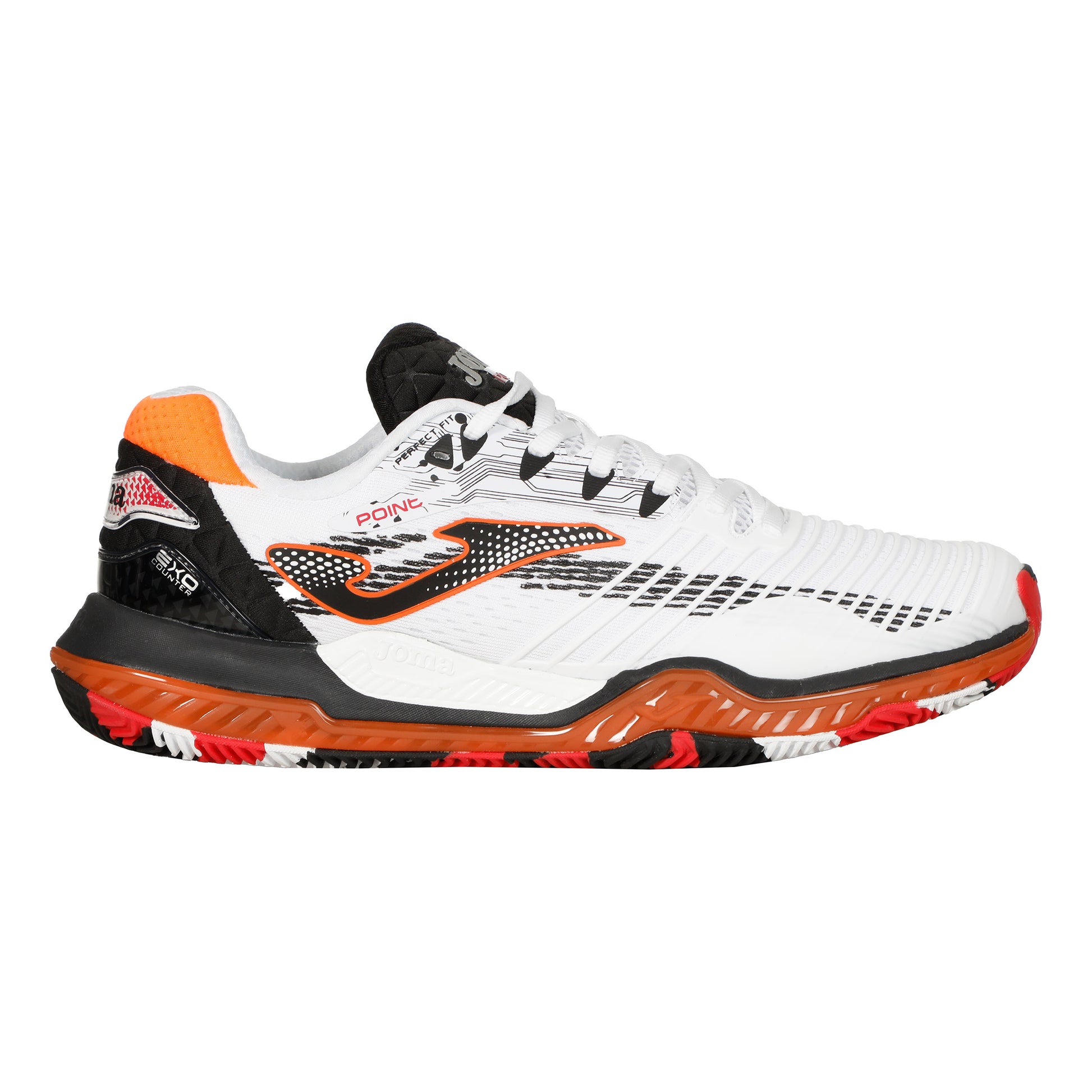 Joma Point Sandplatzschuh Herren - weiß, schwarz
