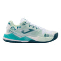 Spin Padelschuh Damen - türkis, weiß