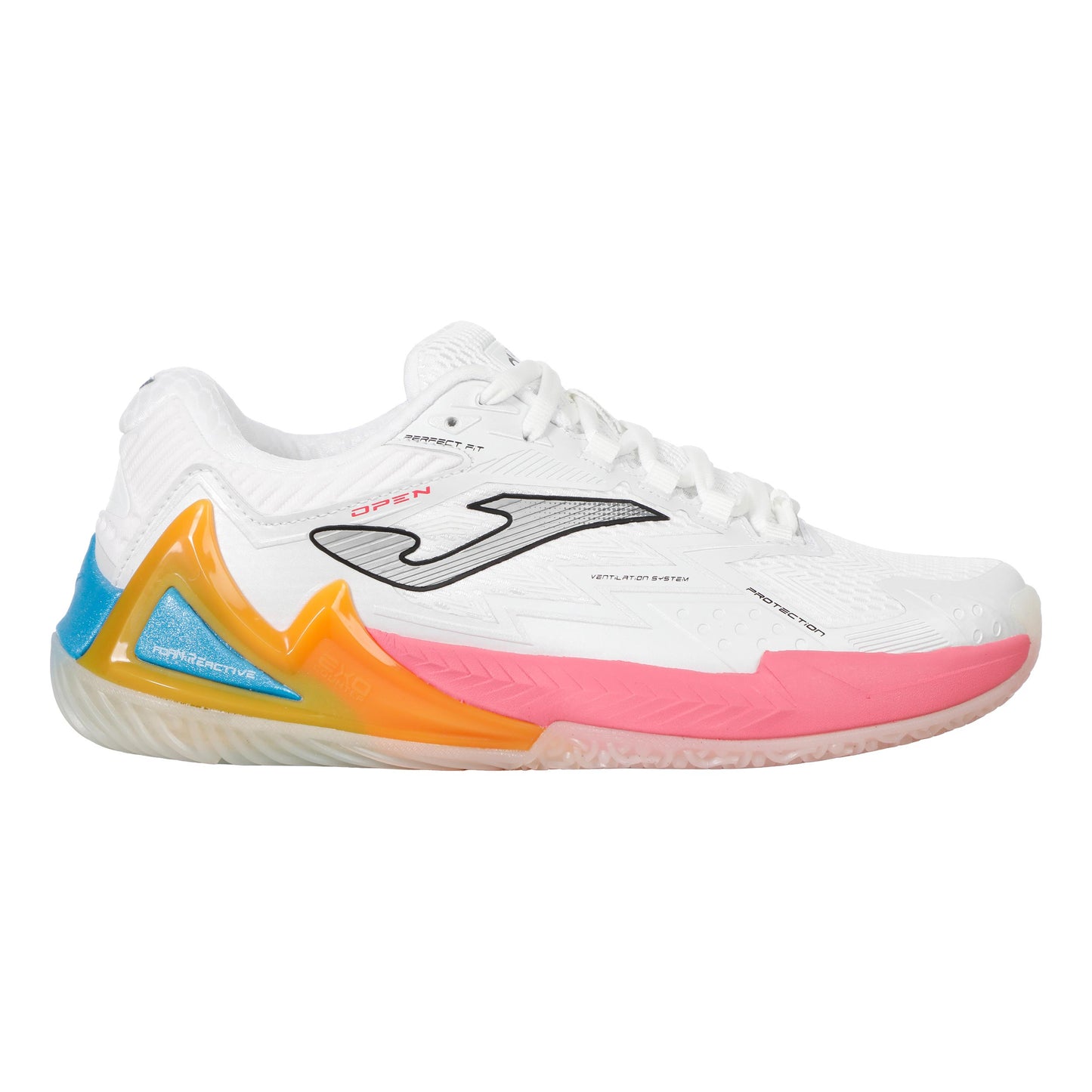 Joma Ultra Light Padelschuh Damen - weiß, mehrfarbig