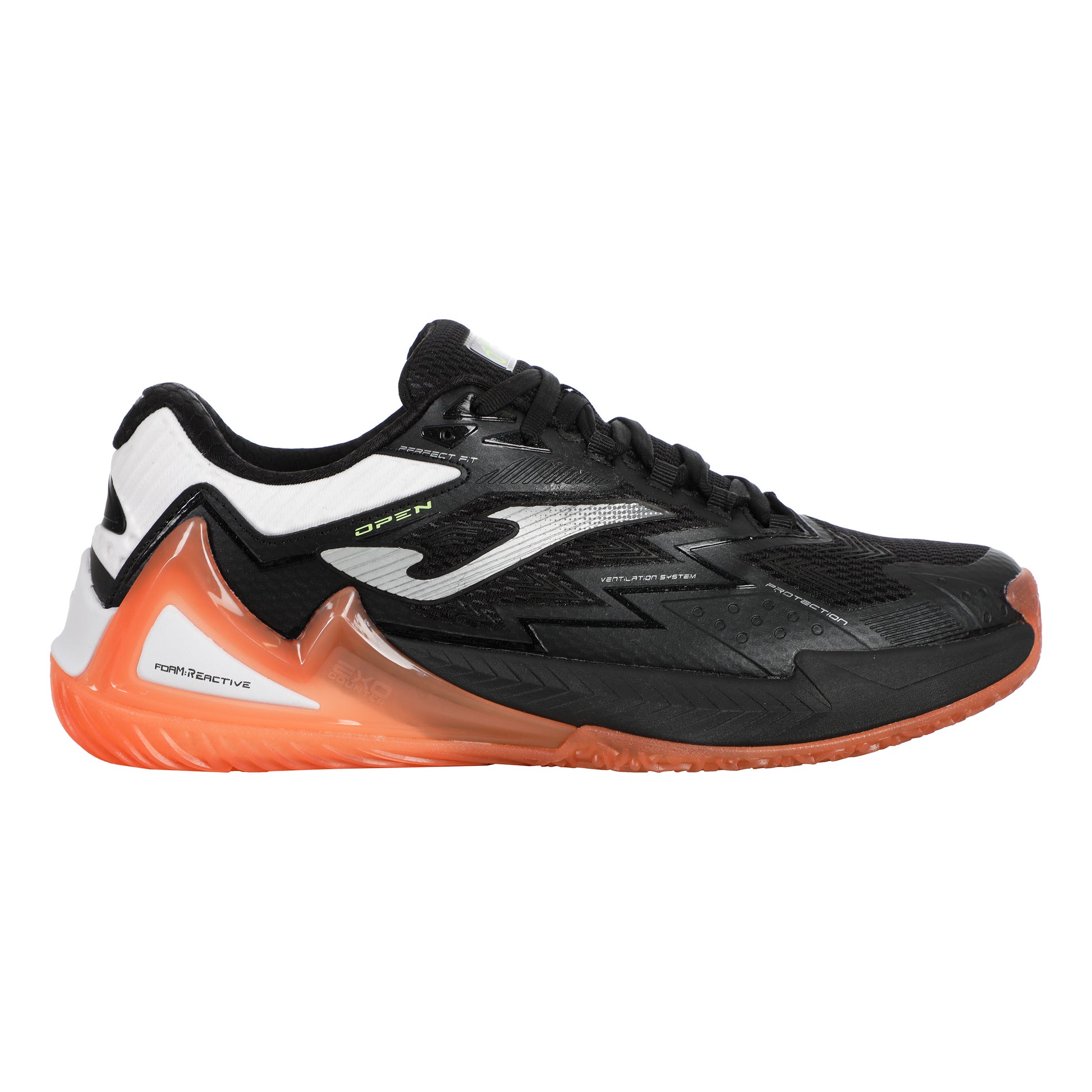 Joma Open Padel Shoe Men-Black,Coral