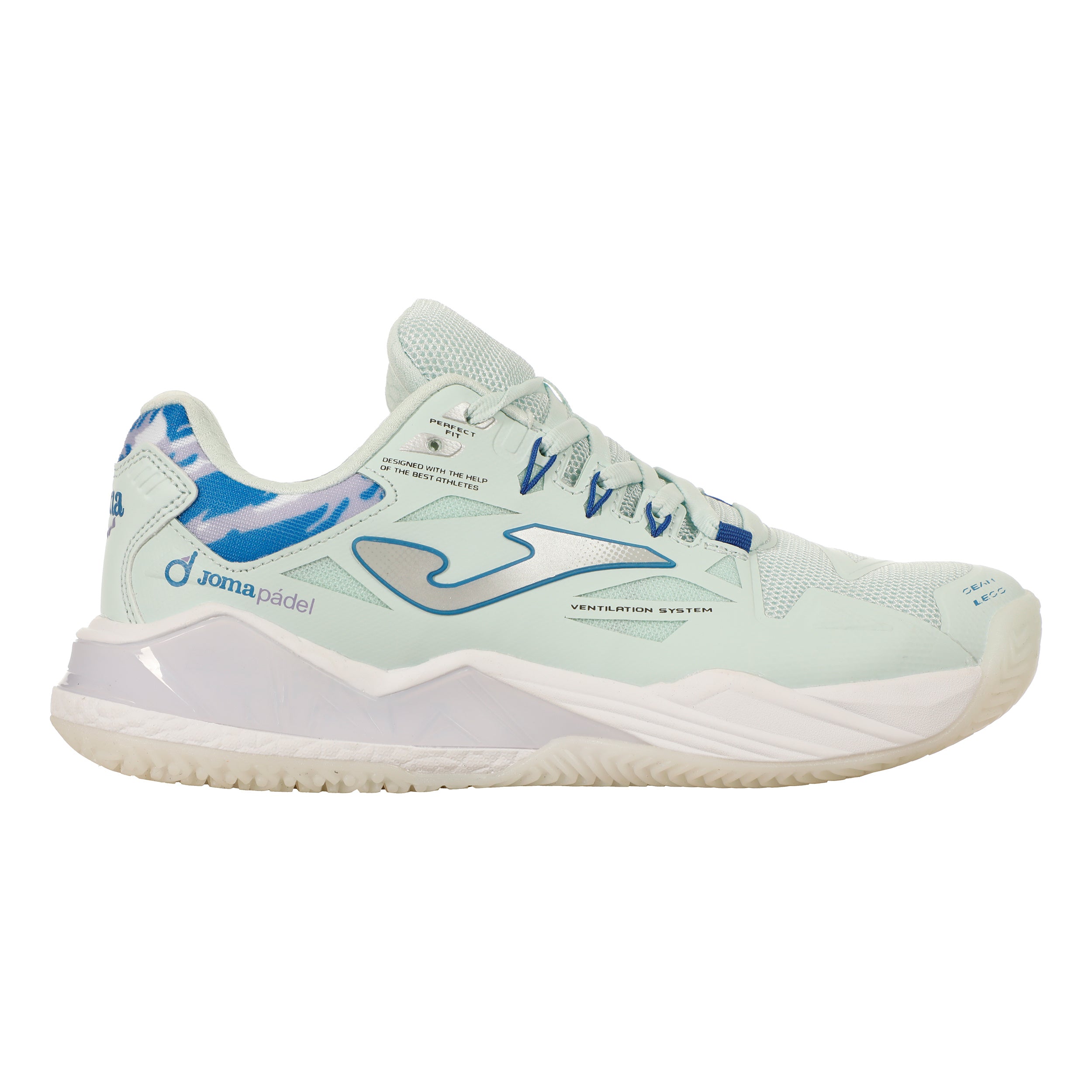 Joma Spin Padel shoe Women - light blue, lilac