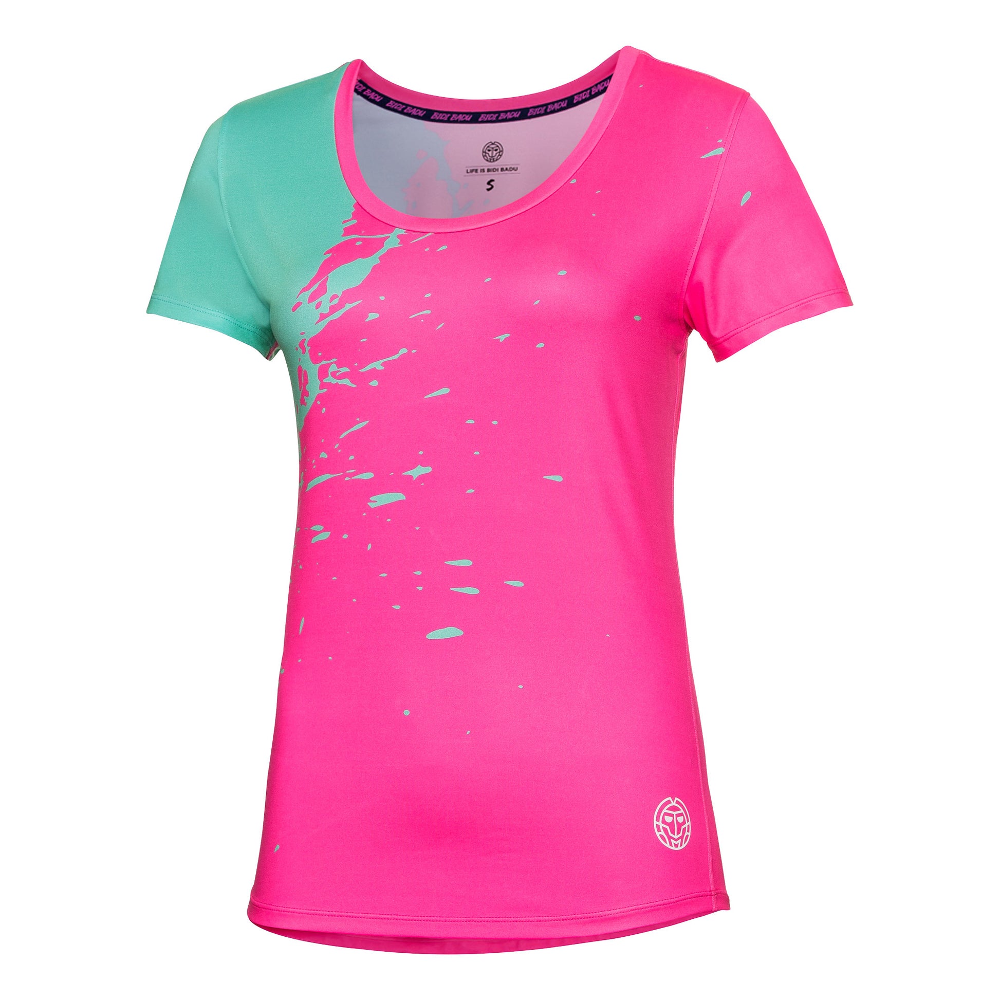 BIDI BADU Amari Tech Round-Neck T-Shirt Damen - pink, mint
