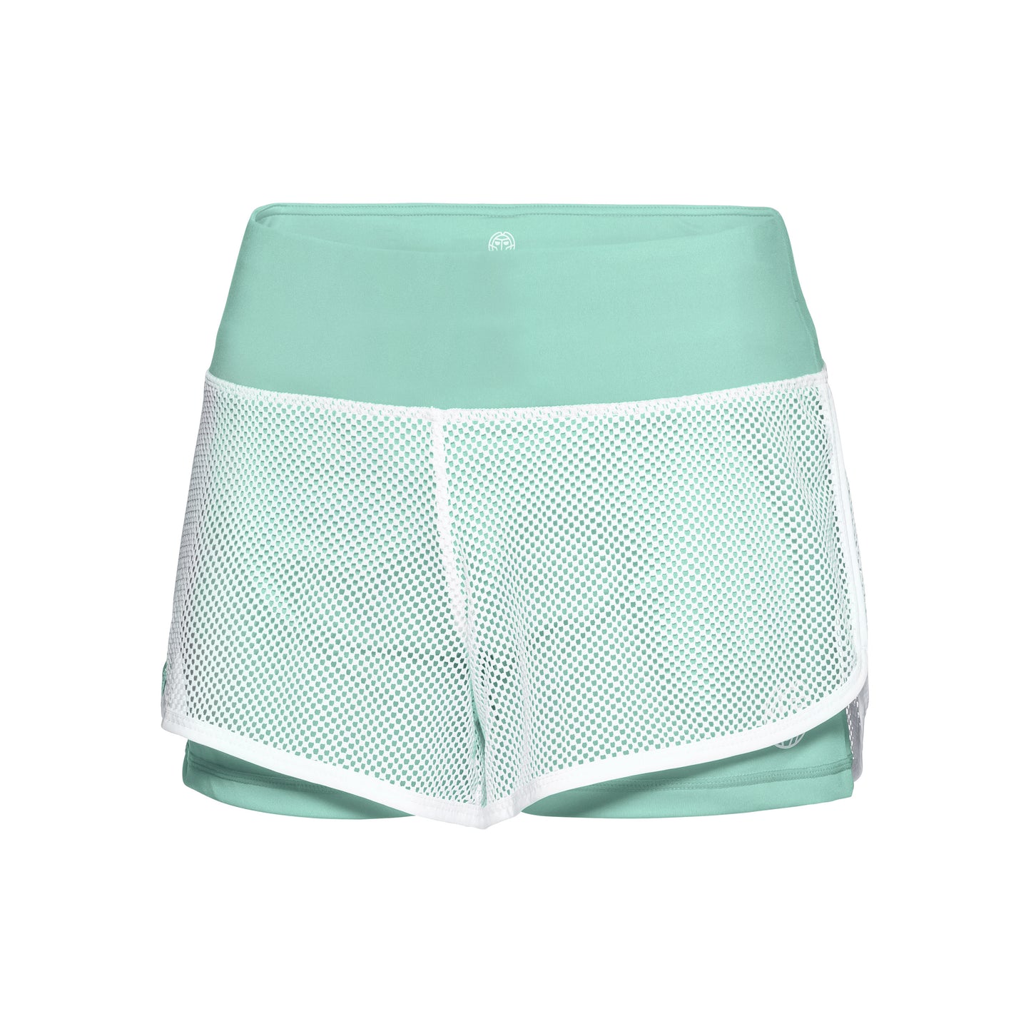 BIDI BADU Efia Tech (2in1) Shorts Damen-Mint,Weiß