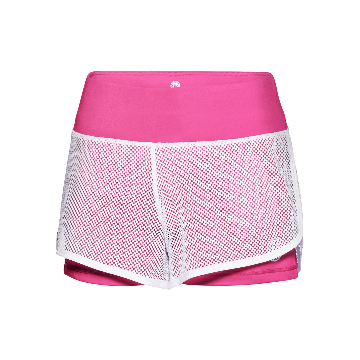 BIDI BADU Efia Tech (2in1) Shorts Damen-Pink,Weiß