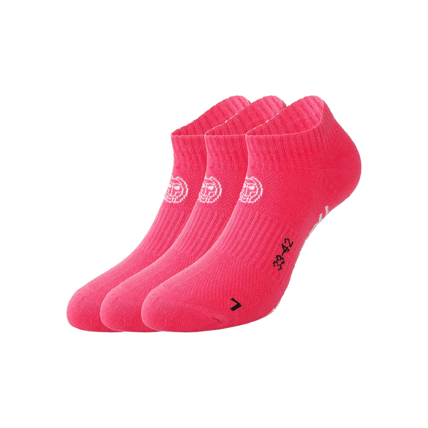 BIDI BADU Karli Tech No-Show Sports Socks 3 Pack-Pink,White