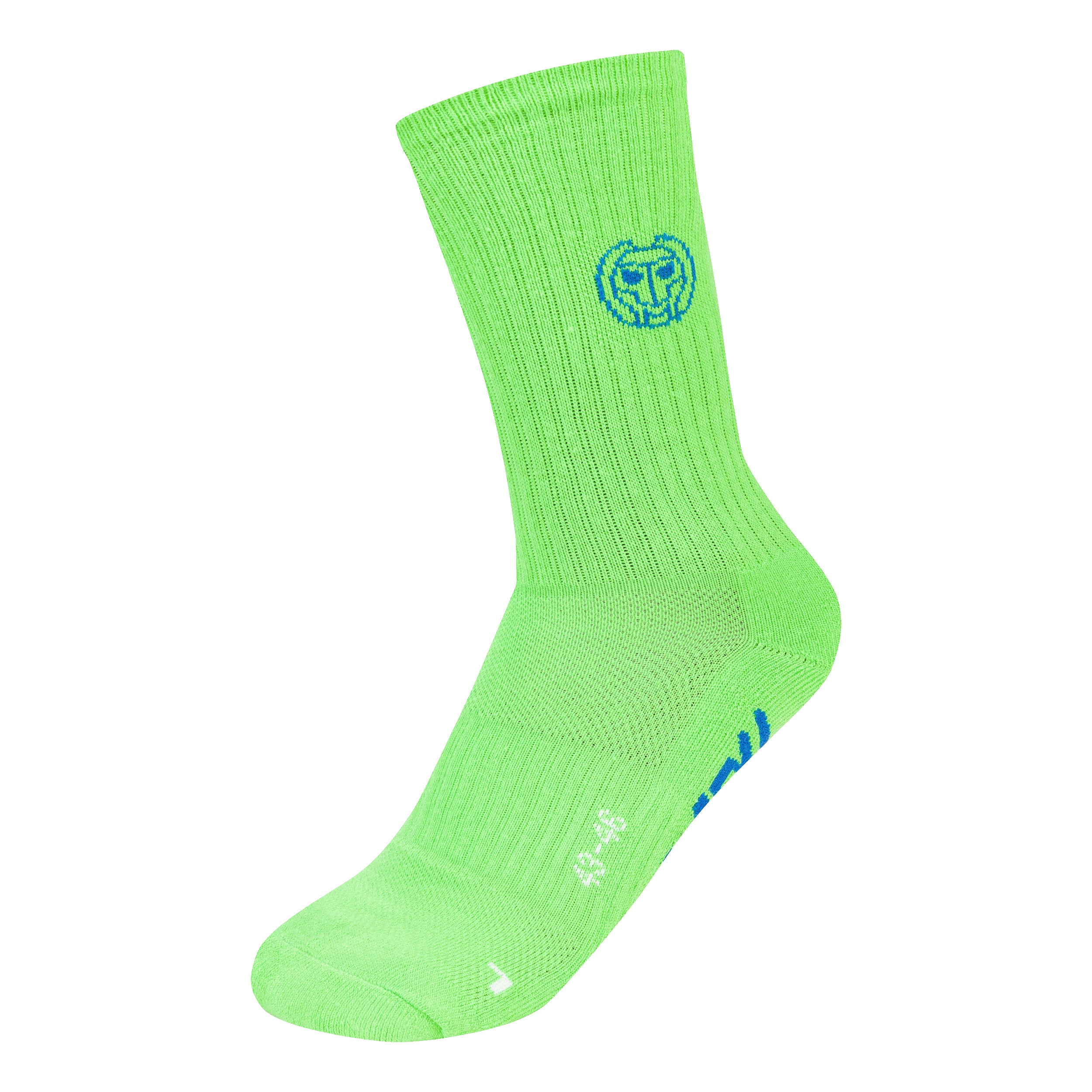 BIDI BADU Tamio Tech Crew Sportsocken 3er Pack-Hellgrün,Dunkelblau
