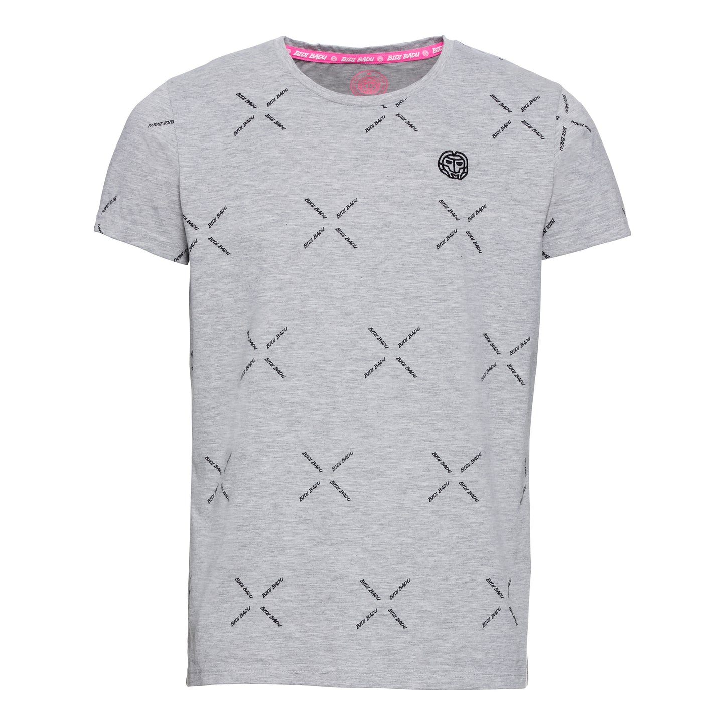 BIDI BADU Lifestyle T-Shirt Men - lightgrey, pink