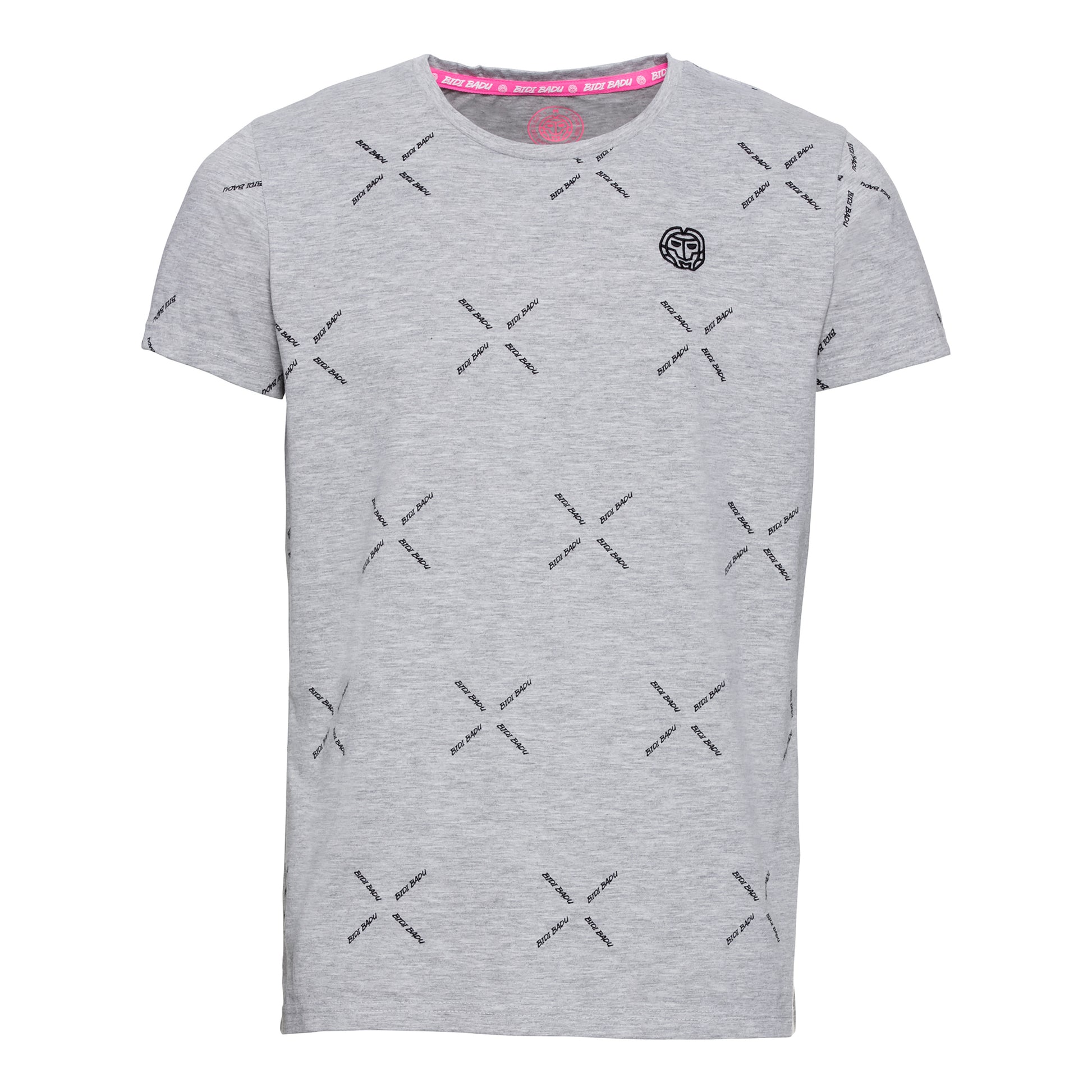 BIDI BADU Lifestyle T-Shirt Men - lightgrey, pink