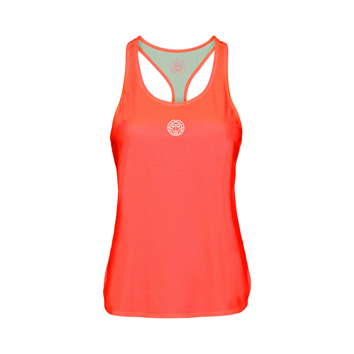 BIDI BADU Rahel Tech Tank Top Girls-Coral,White