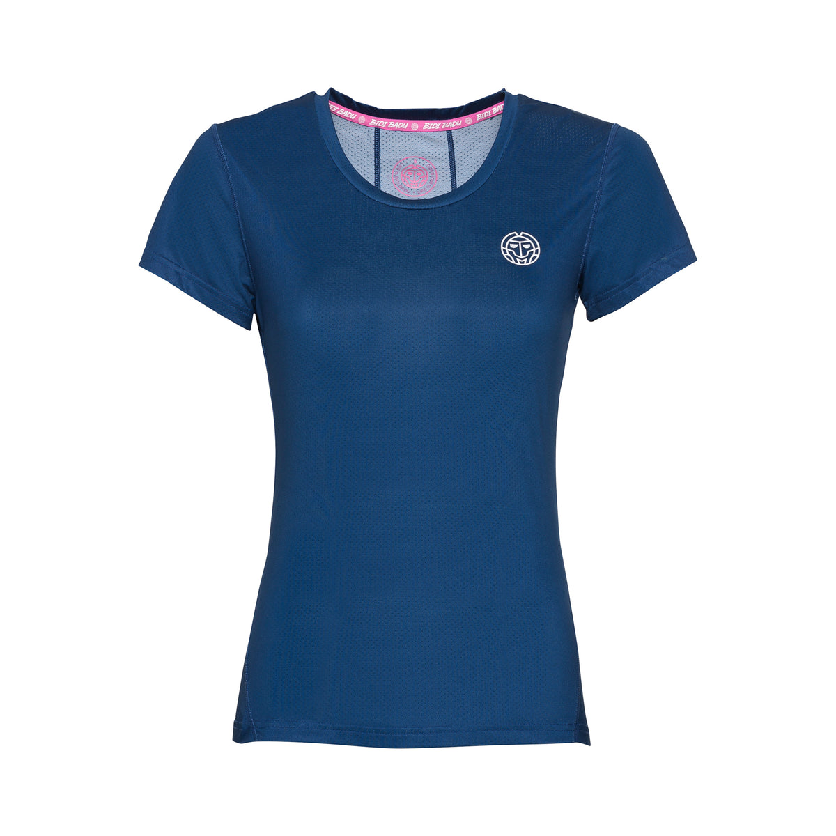 BIDI BADU Calla Tech Roundneck T-Shirt Girls - dark blue, white