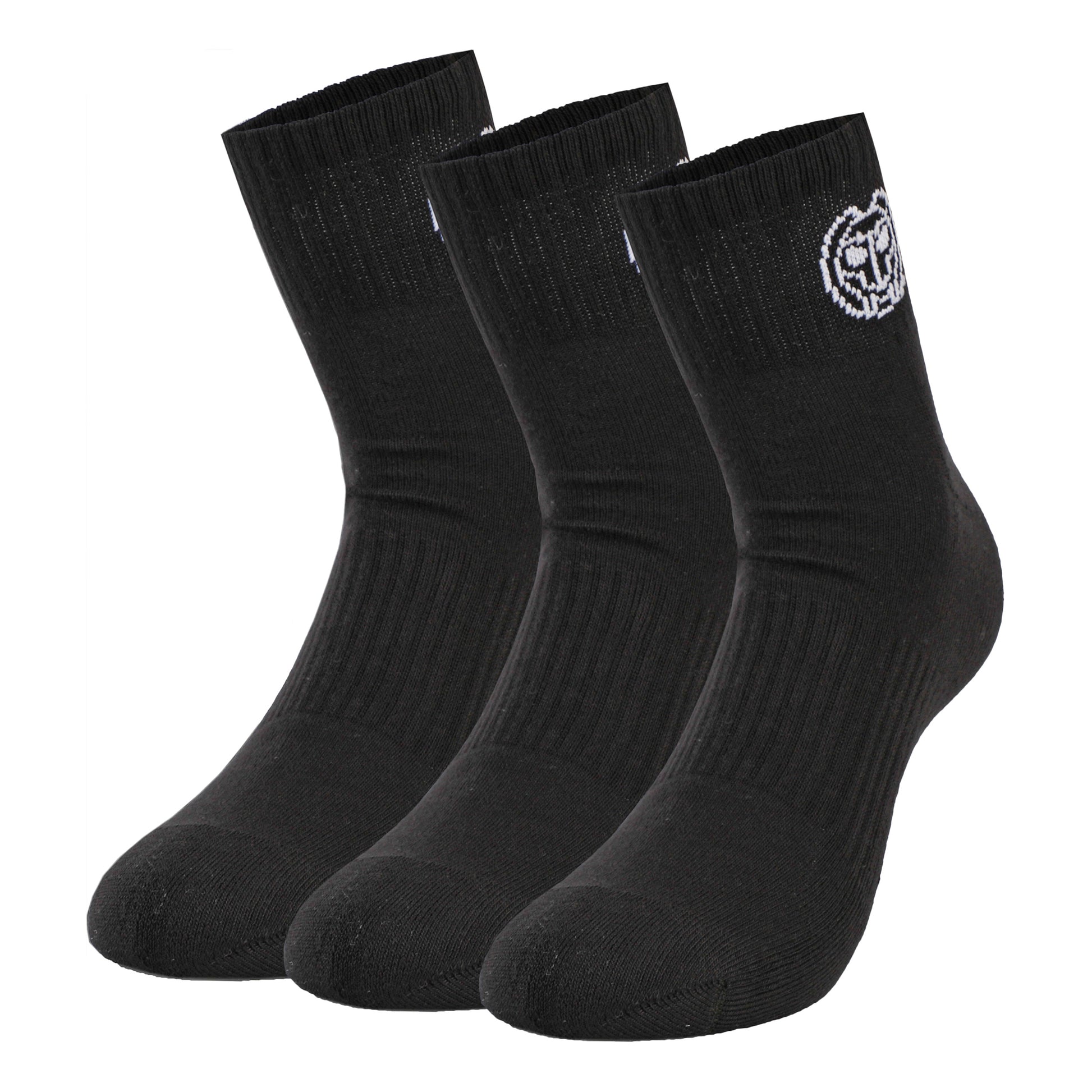 BIDI BADU Gila Ankle Tech Sports Socks 3 Pack Unisex - black, white