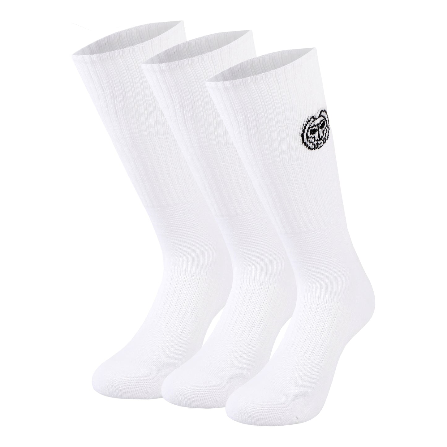 BIDI BADU Matayo Crew Tech Sports socks 3 Pack Men - white, black