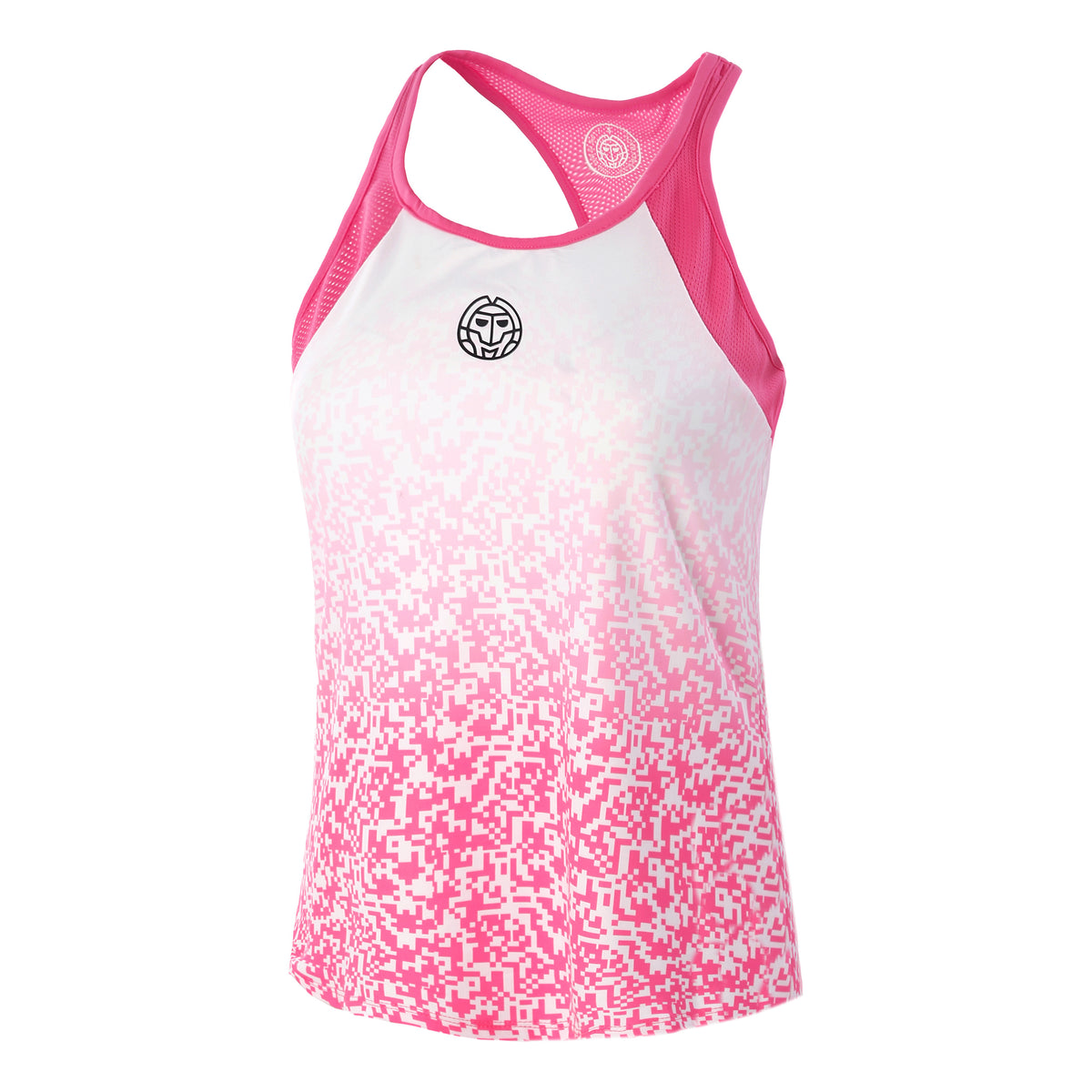 BIDI BADU Fleur Tech Tank-Top Damen - weiß, pink