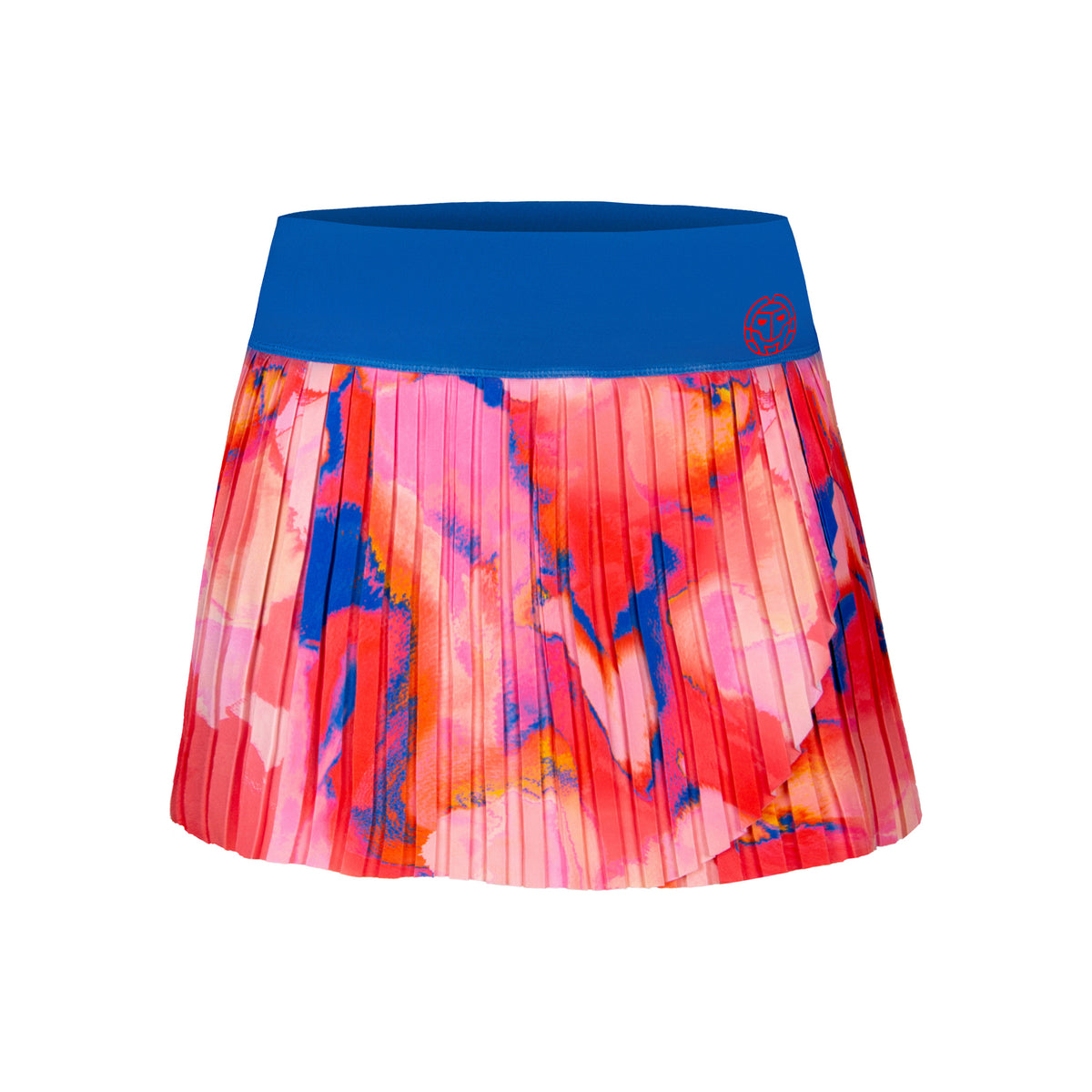 BIDI BADU Inaya Tech Plissee Rock Damen - mehrfarbig, blau