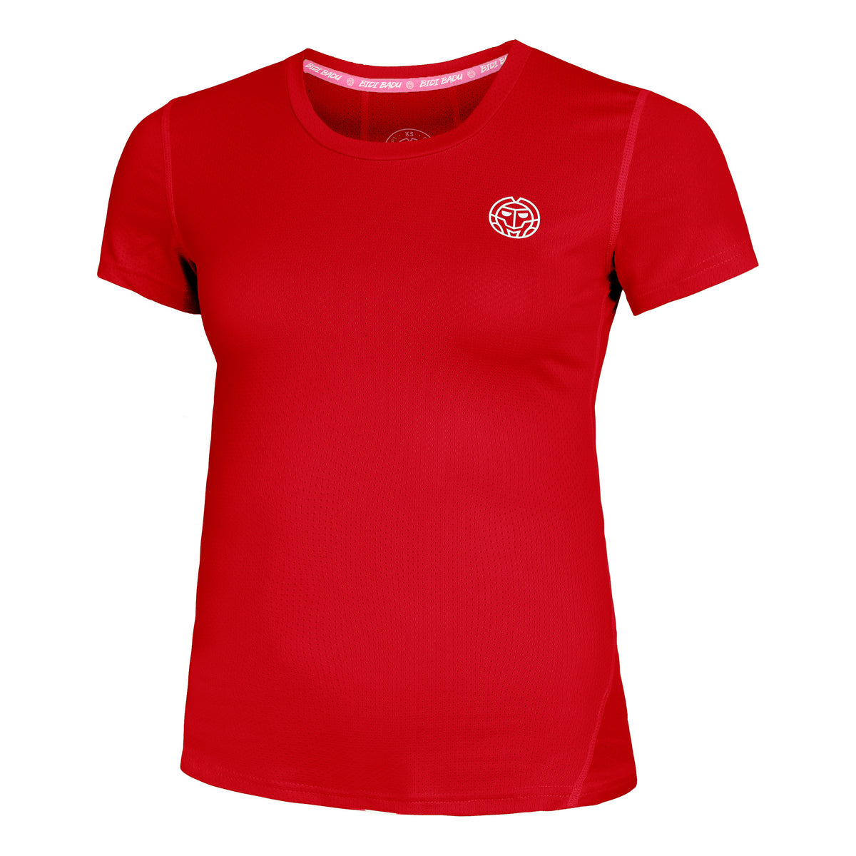 BIDI BADU Eve Tech Roundneck T-Shirt Women - red,