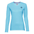 Pia Tech Roundneck Longsleeve Damen - hellblau,