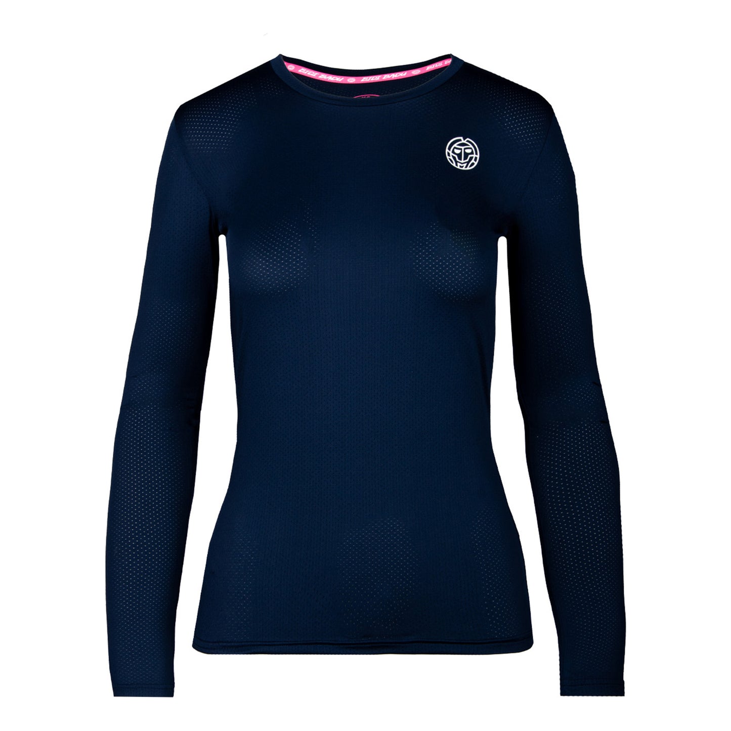 BIDI BADU Pia Tech Roundneck Longsleeve Damen - blau,