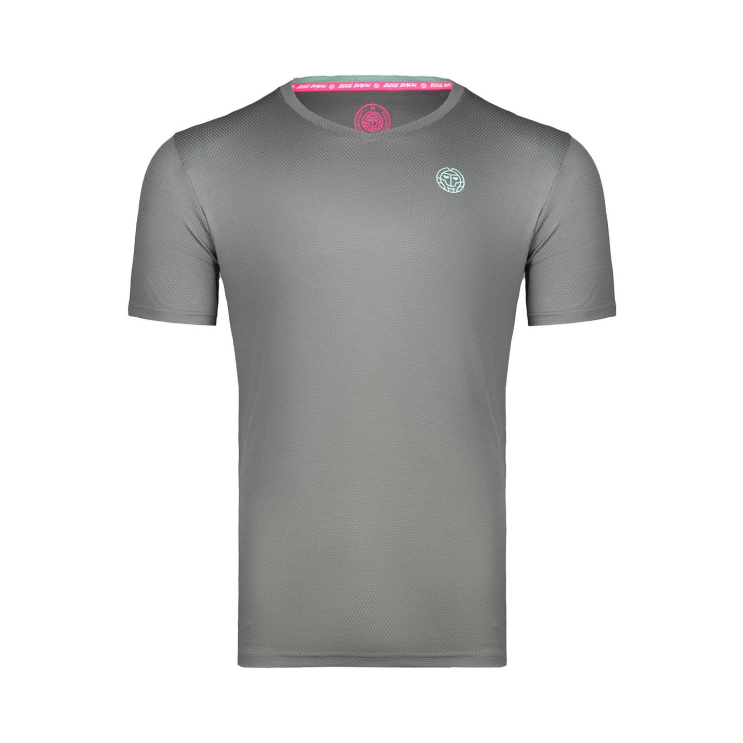 BIDI BADU Evin Tech Round T-Shirt Boys - grey, mint
