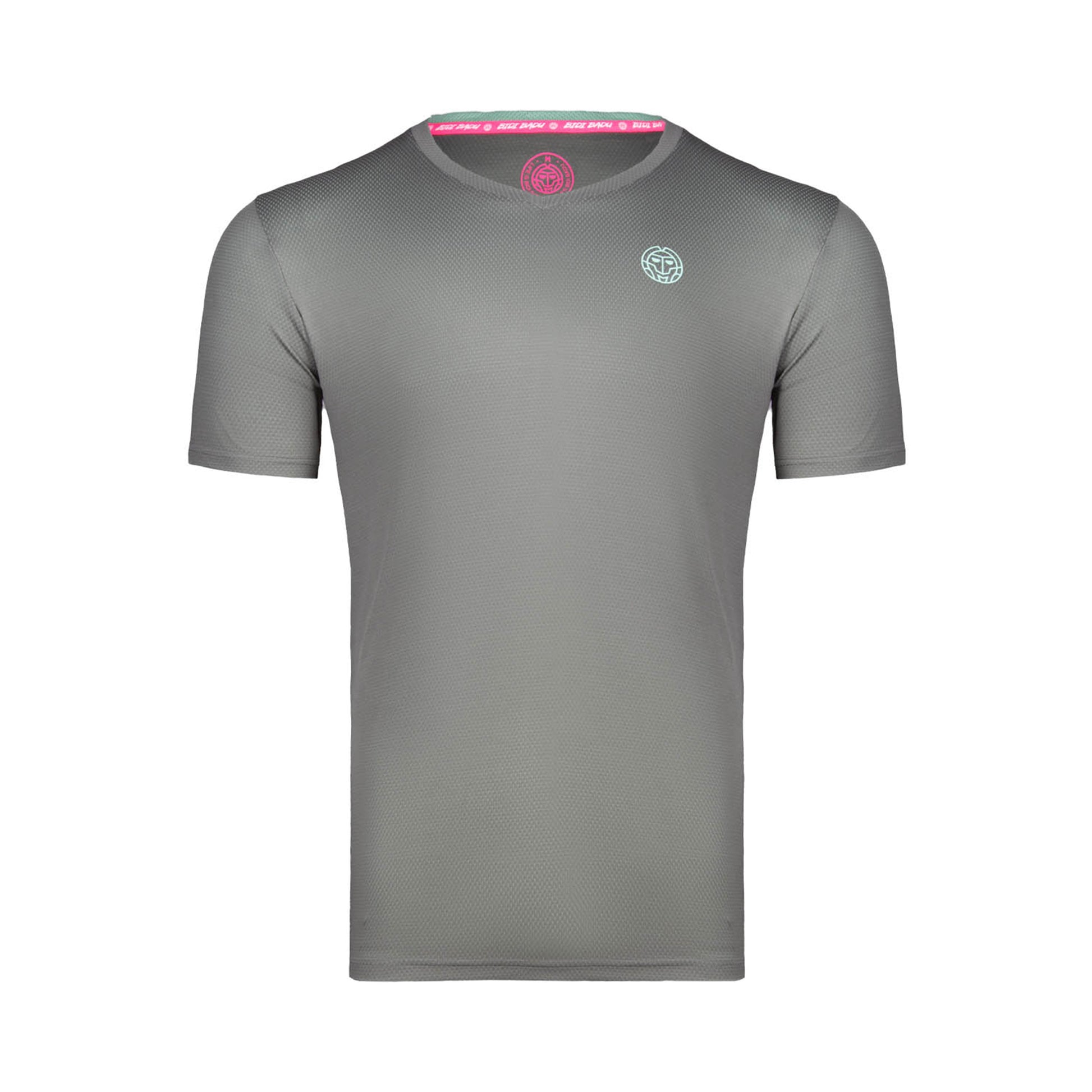 BIDI BADU Evin Tech Round T-Shirt Boys - grey, mint