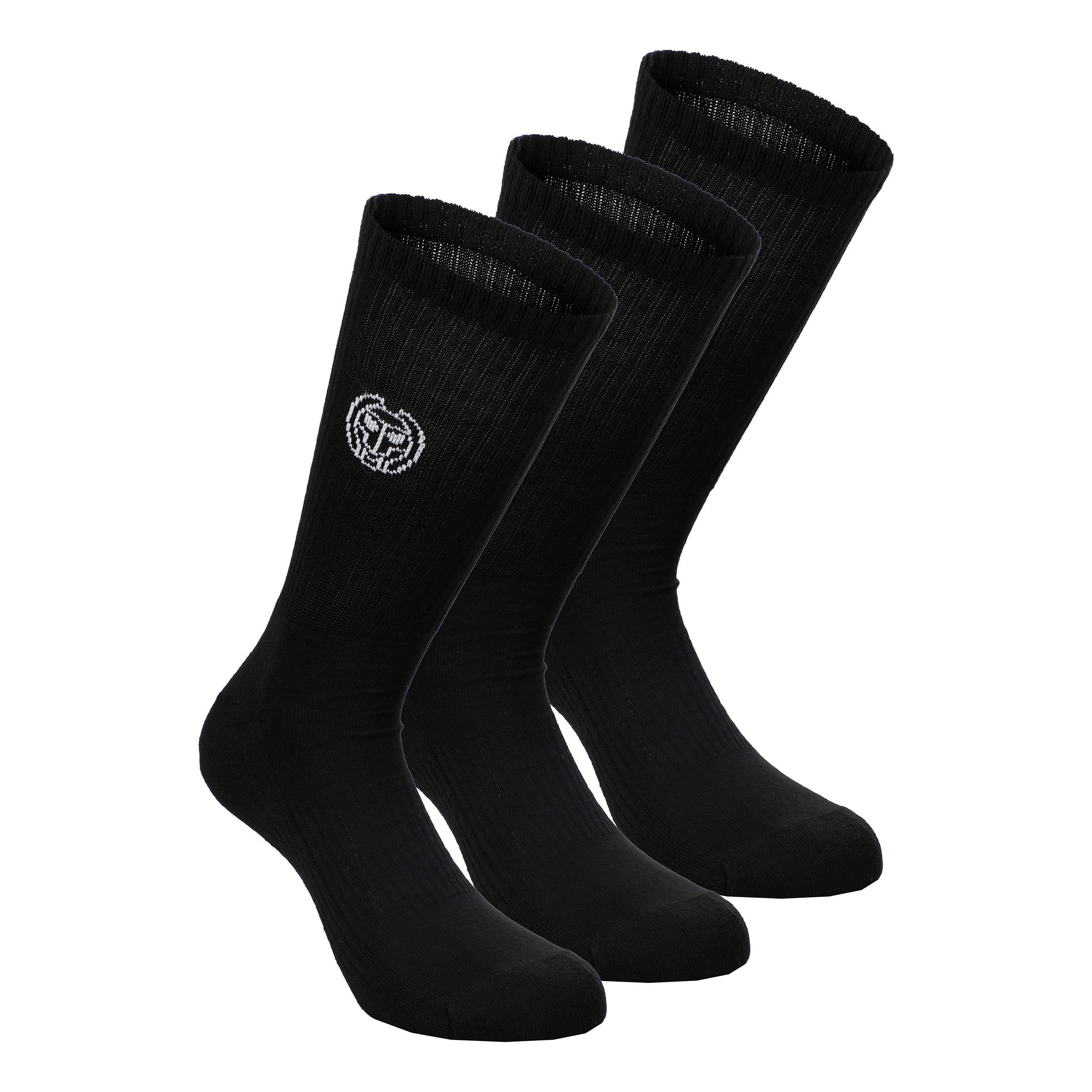 BIDI BADU Don Carlito Crew Move Tennis Socks 3 Pack-Black,White