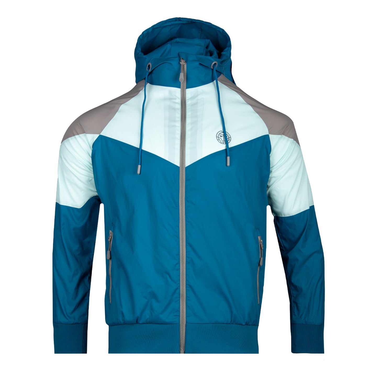 BIDI BADU Jabba Tech Trainingsjacke Herren - blau, mint