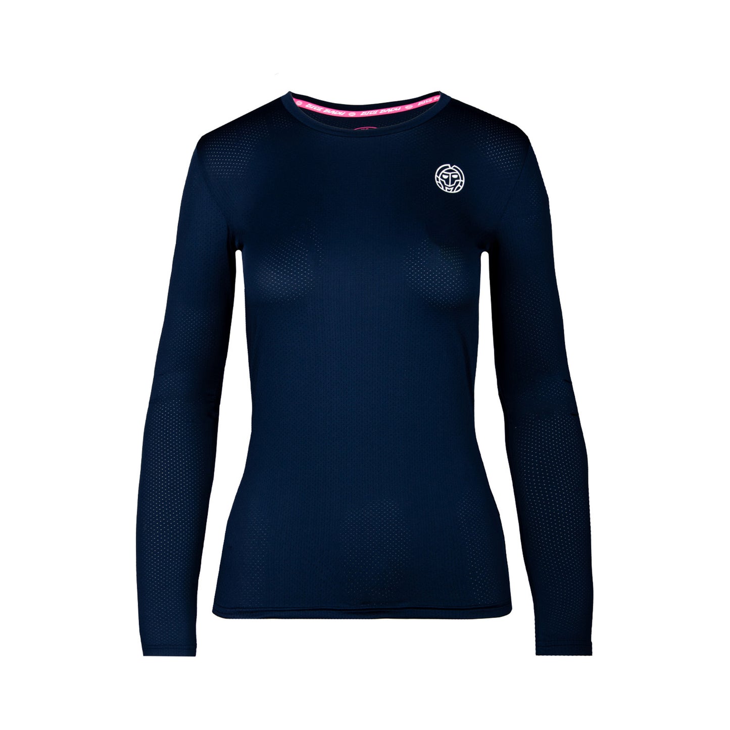 BIDI BADU Mina Tech Roundneck Longsleeve Mädchen - dunkelblau,