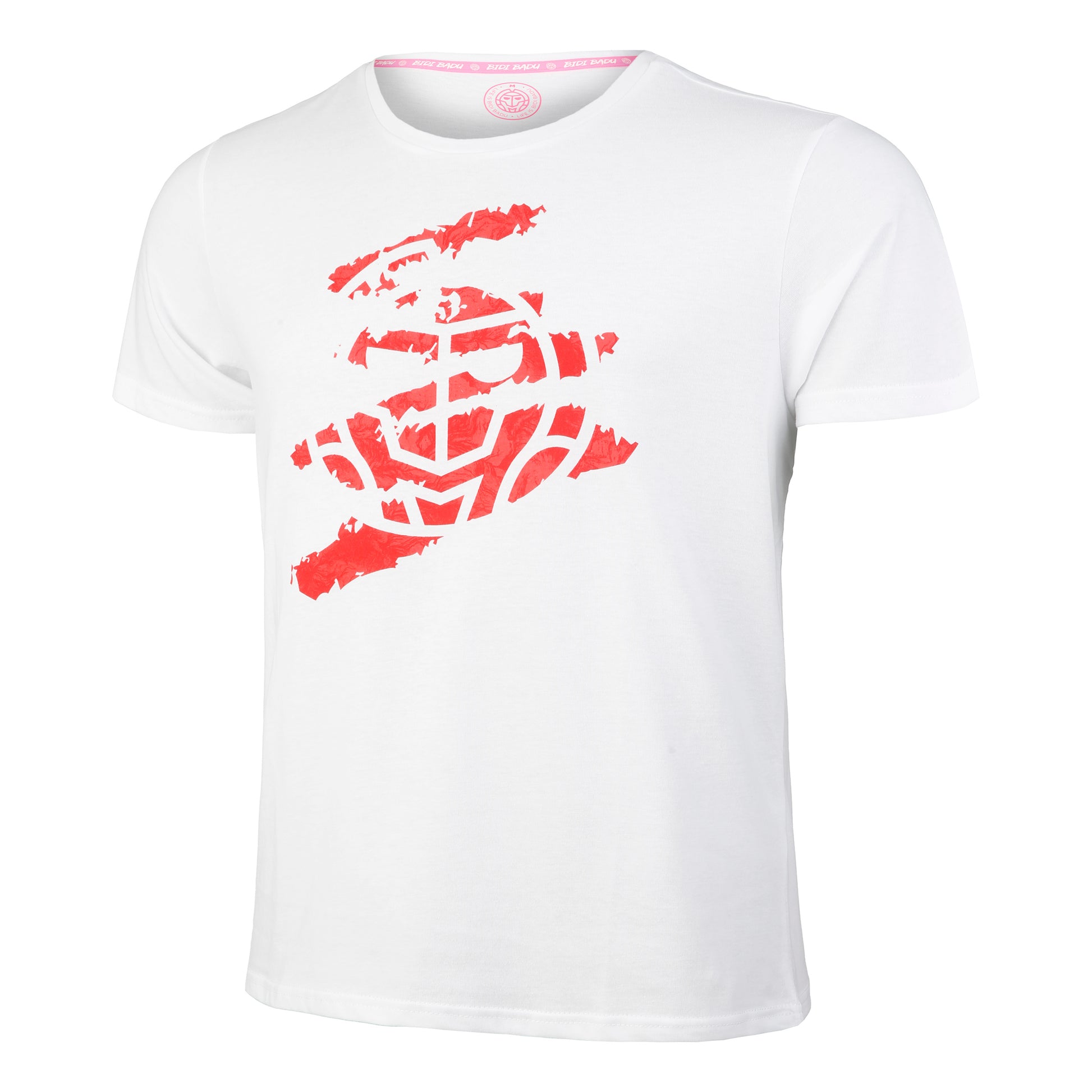 BIDI BADU Saliou ÖTV Lifestyle T-Shirt Men-White,Red