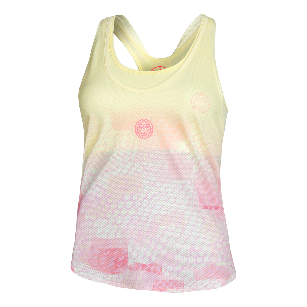 BIDI BADU Waris Tech 2in1 Tank-Top Damen - gelb, rosa