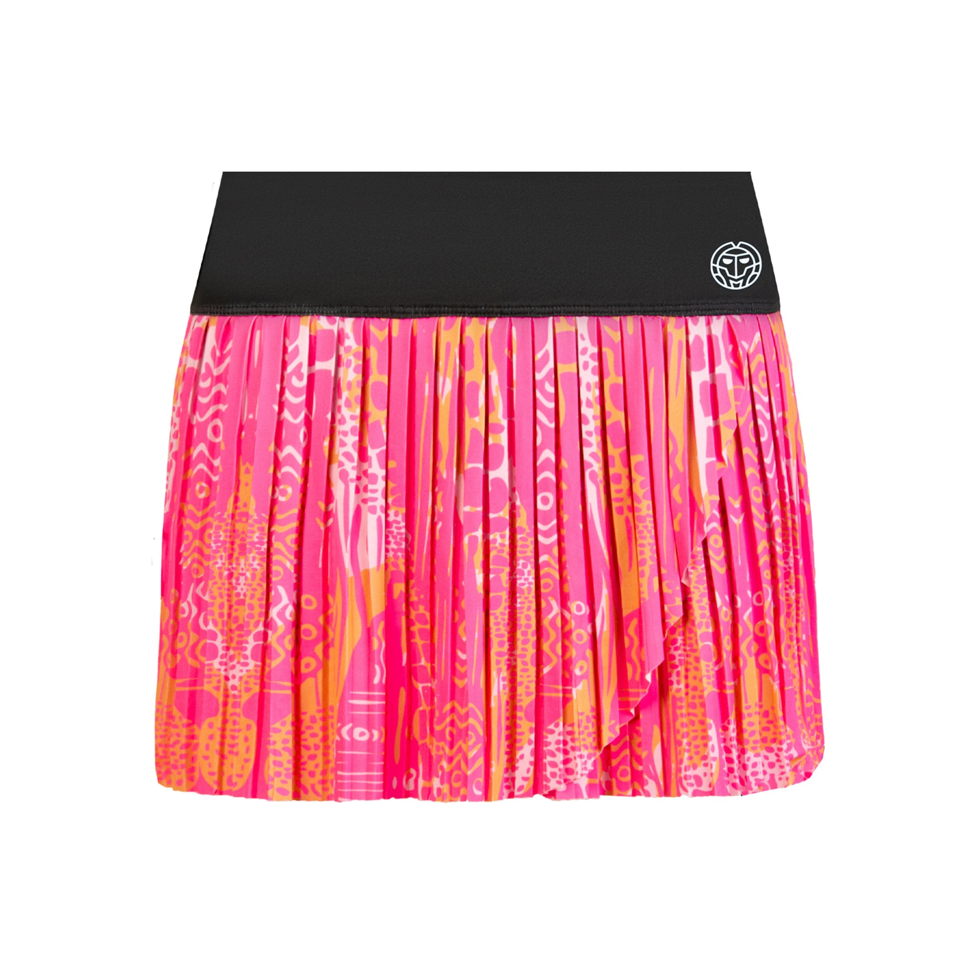 BIDI BADU Lowey Tech Plissee Rock Damen - grau, pink