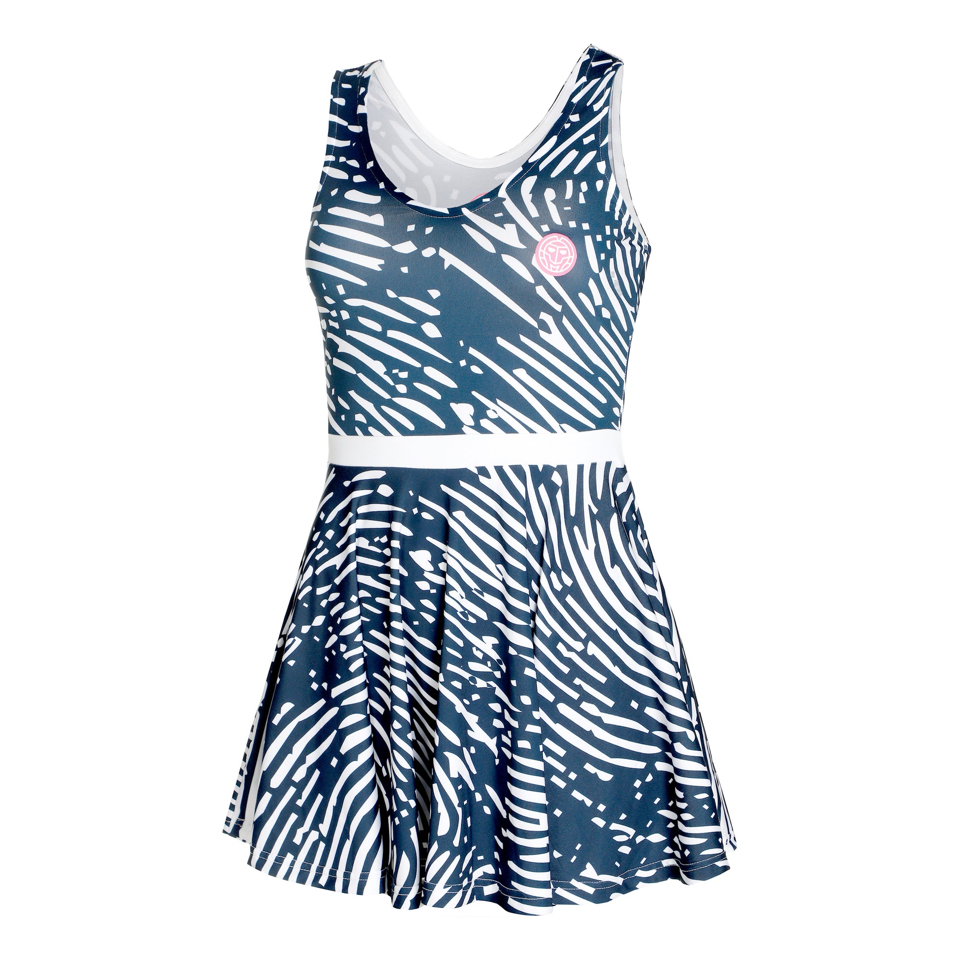 BIDI BADU Fingerprint 2in1 Kleid Damen - dunkelblau, weiß