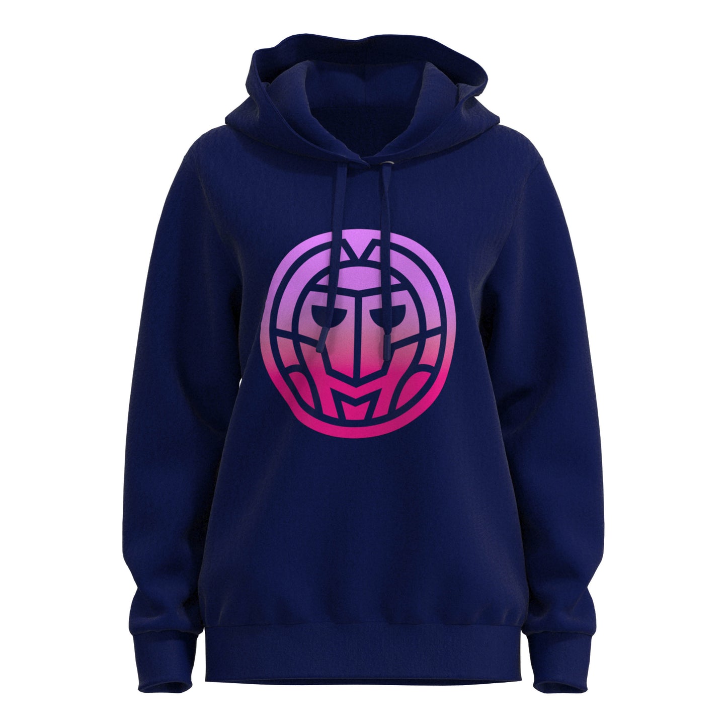 BIDI BADU Colortwist Chill Hoody Damen - dunkelblau, pink