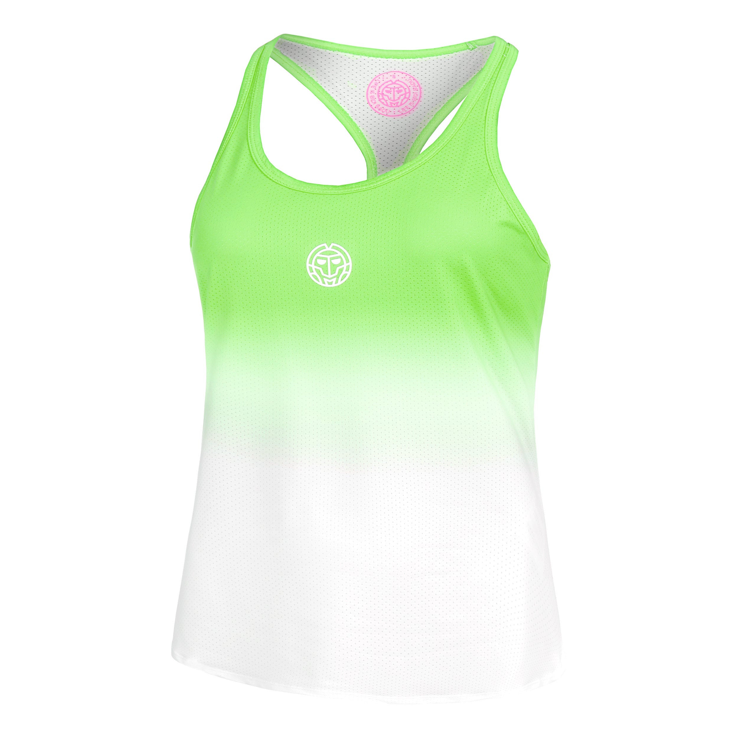 BIDI BADU Crew Gradiant Tank Top Women-Neon Green,White