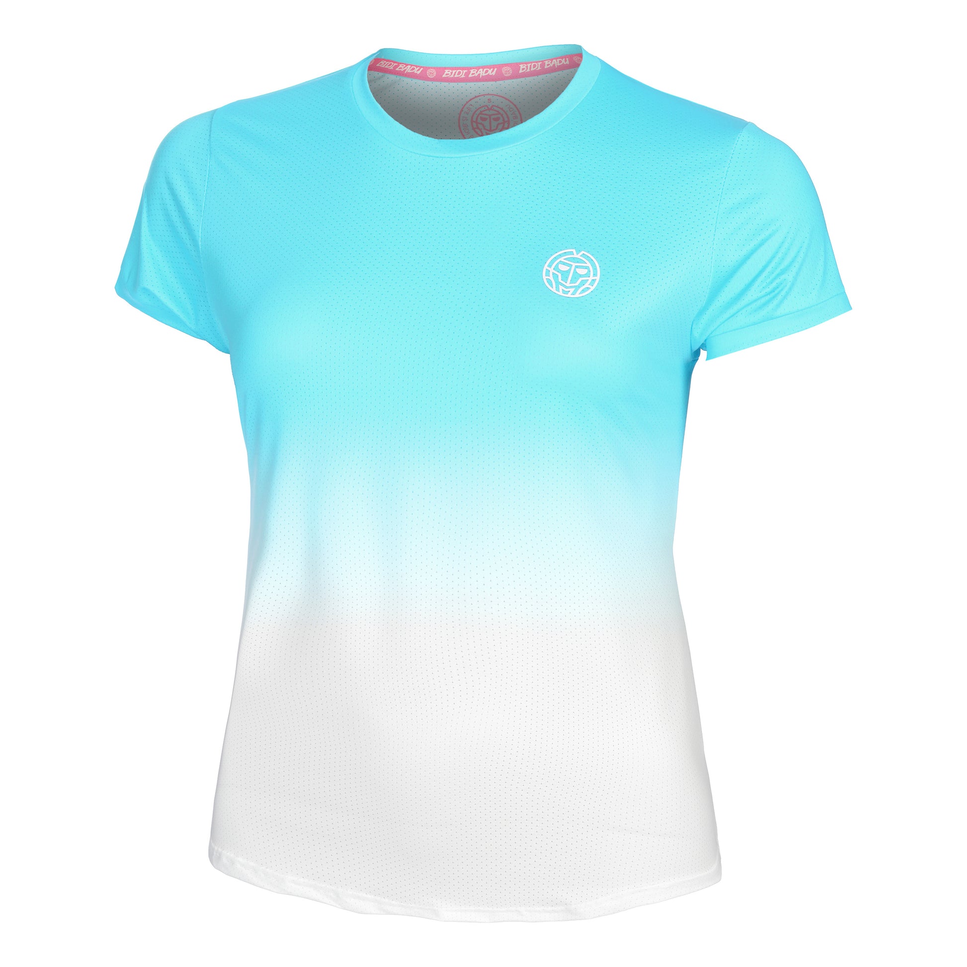 BIDI BADU Crew Gradiant T-Shirt Women-Turquoise,White