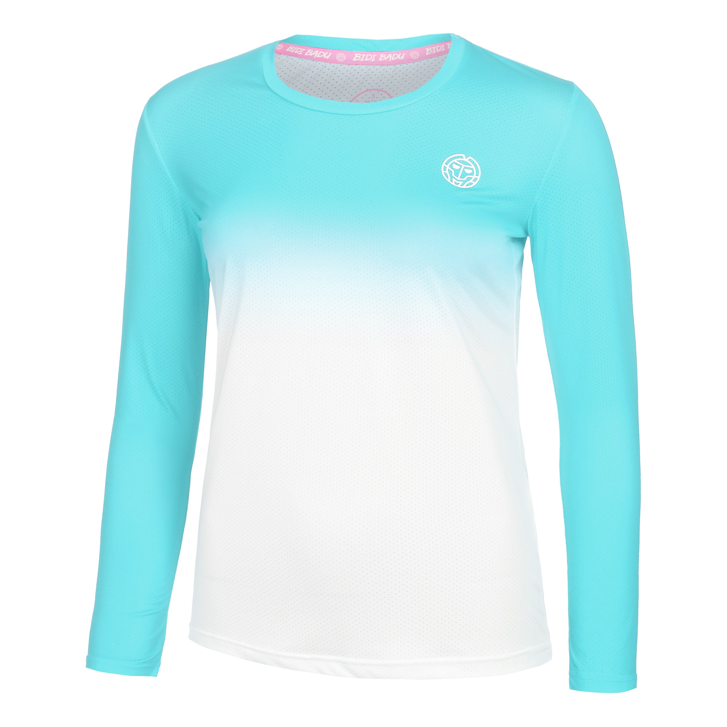 BIDI BADU Crew Gradiant Long Sleeve Women-Turquoise,White