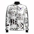 Trainingsjacke Herren - weiß, schwarz