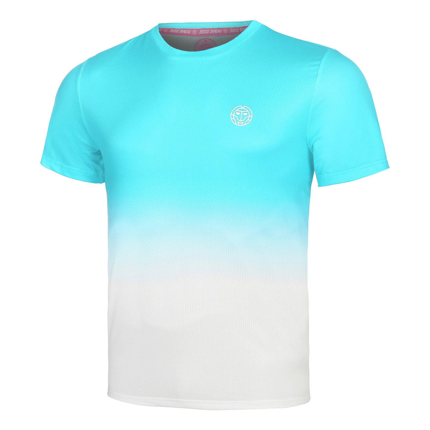 BIDI BADU Crew Gradiant T-Shirt Men-Turquoise,White