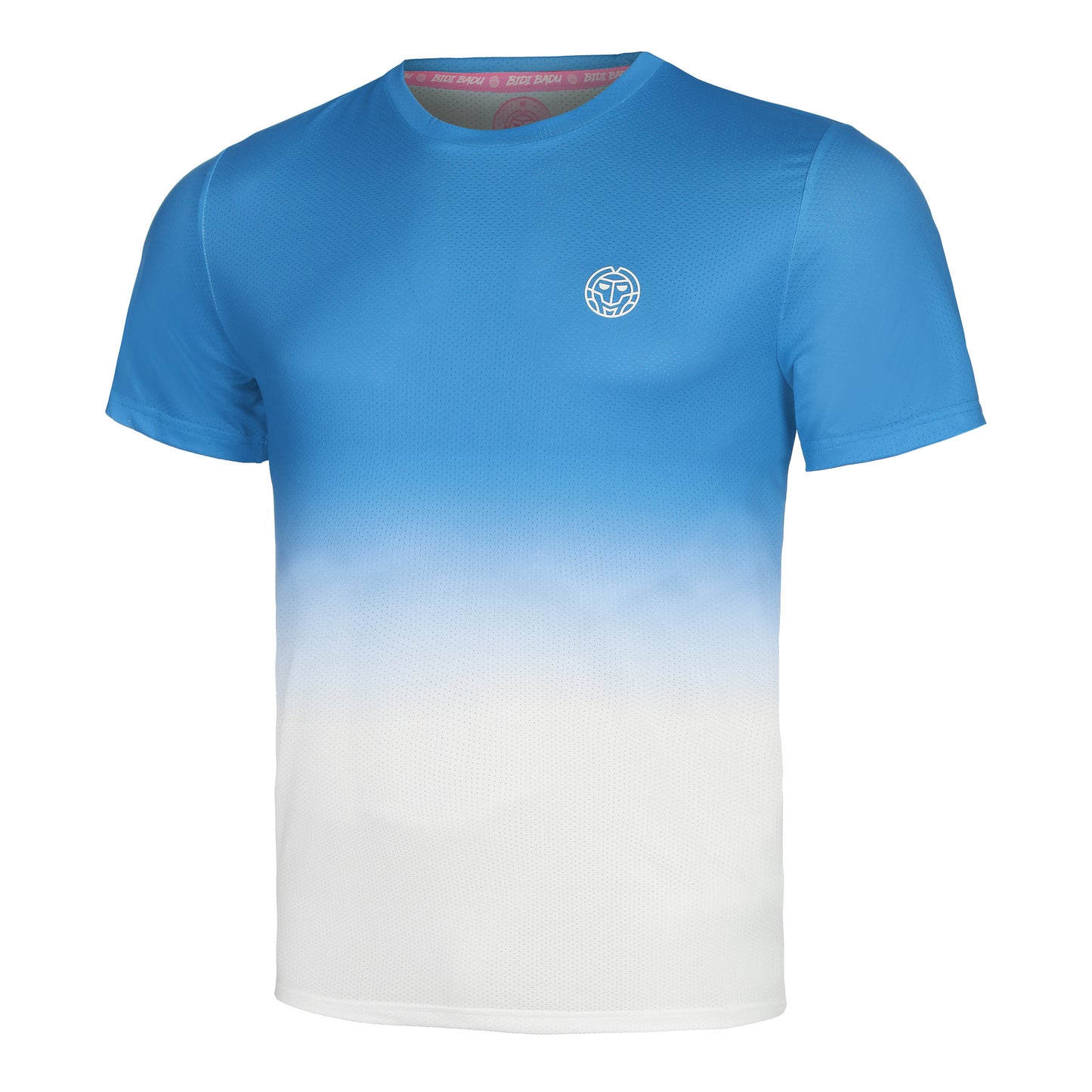 BIDI BADU Crew Gradiant T-Shirt Herren-Blau,Weiß