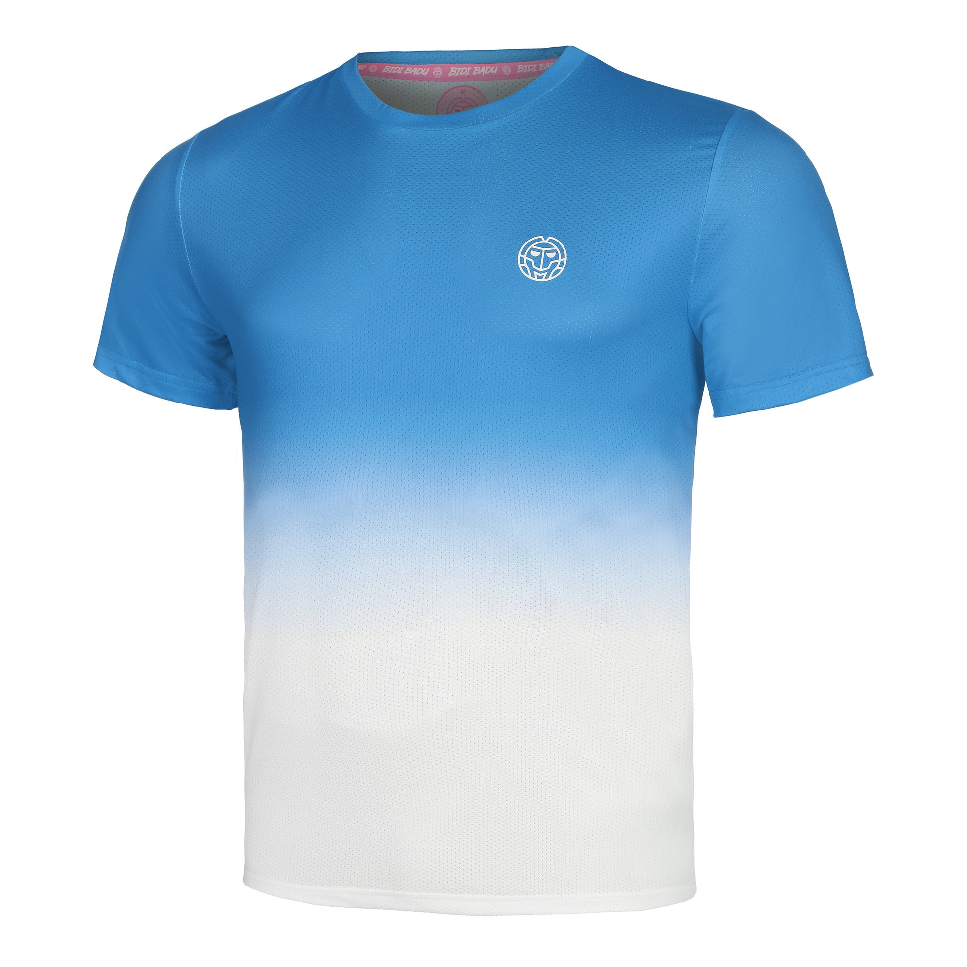 BIDI BADU Crew Gradiant T-Shirt Herren-Blau,Weiß