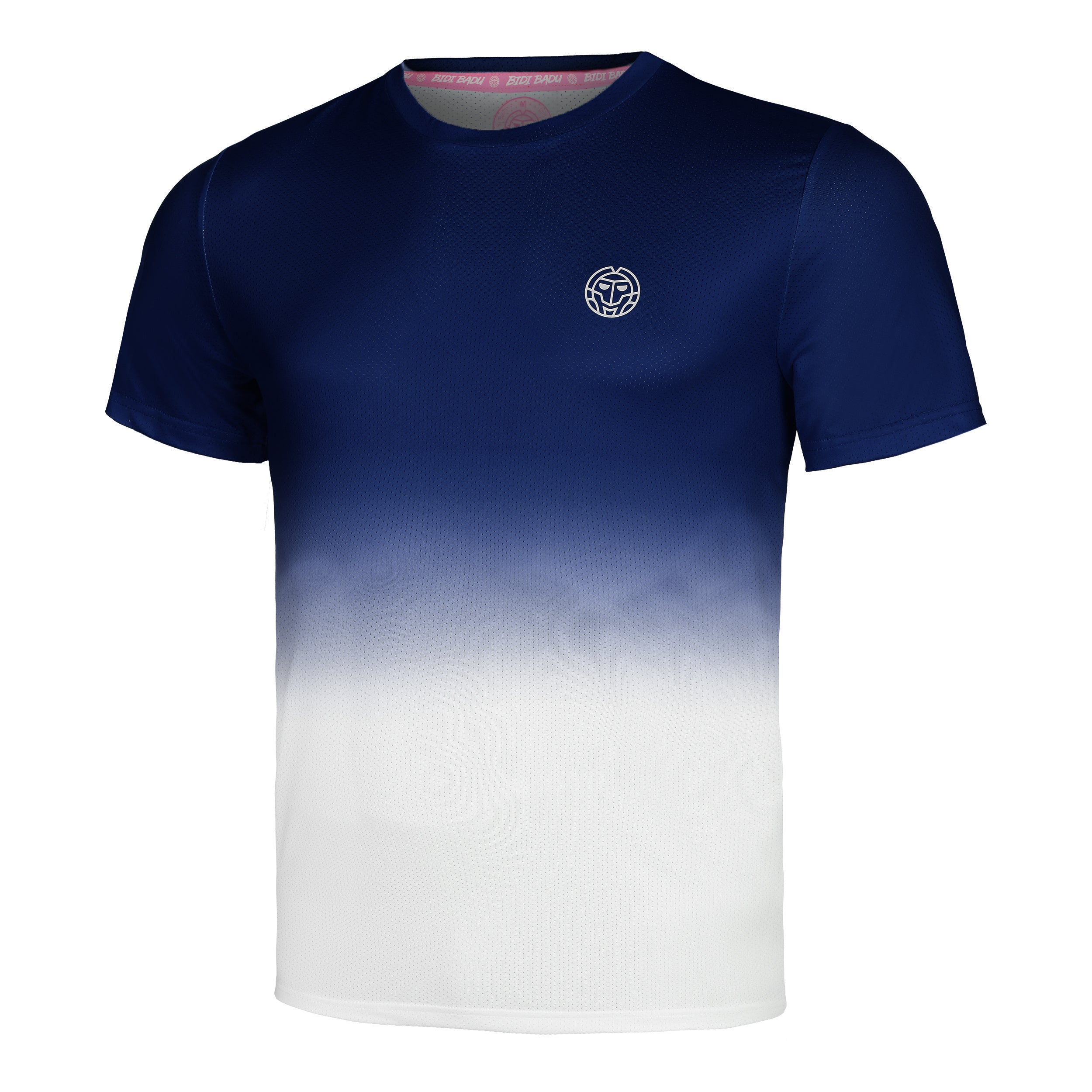 BIDI BADU Crew Gradiant T-Shirt Men-Dark Blue,White