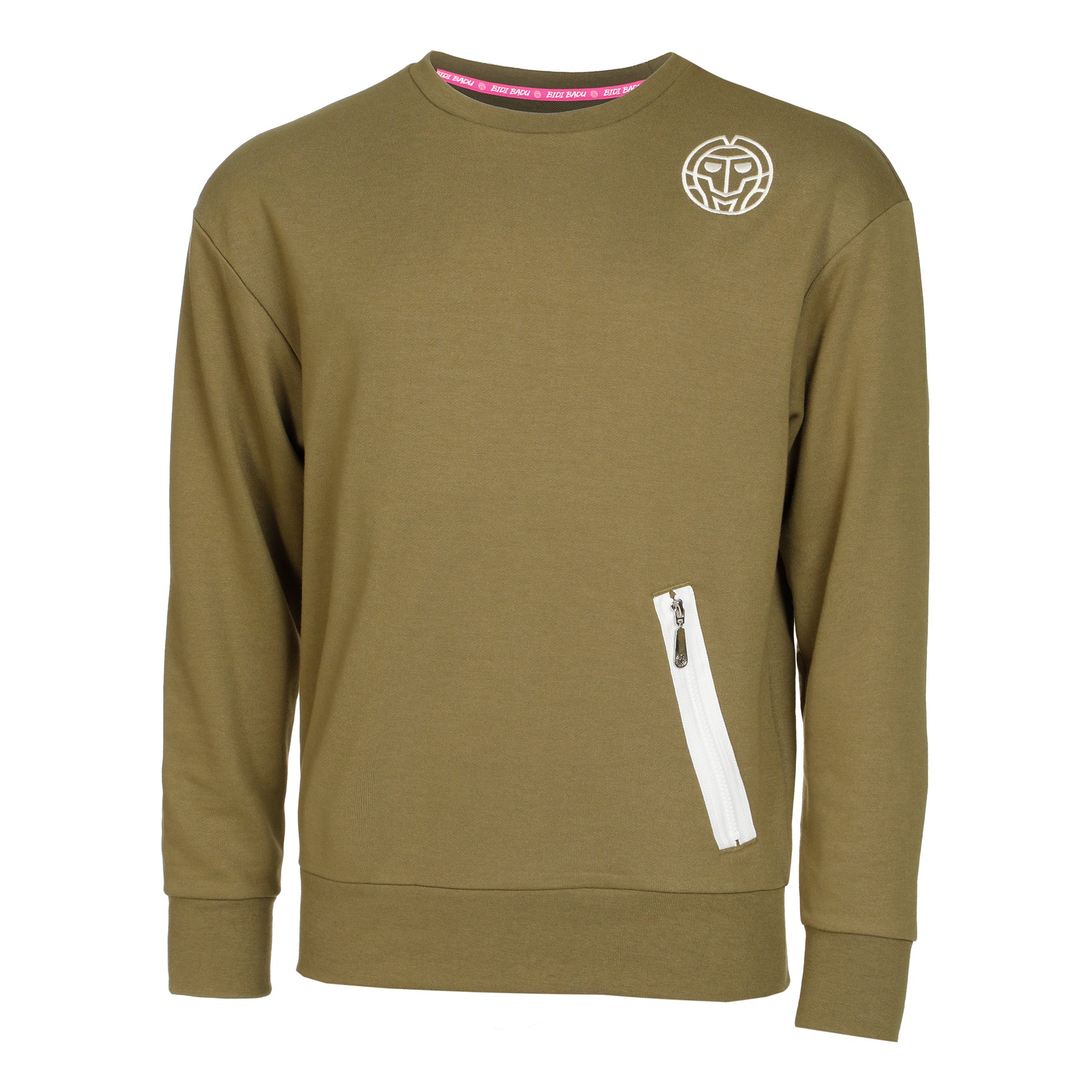 BIDI BADU Chill Crew Sweatshirt Herren-Oliv