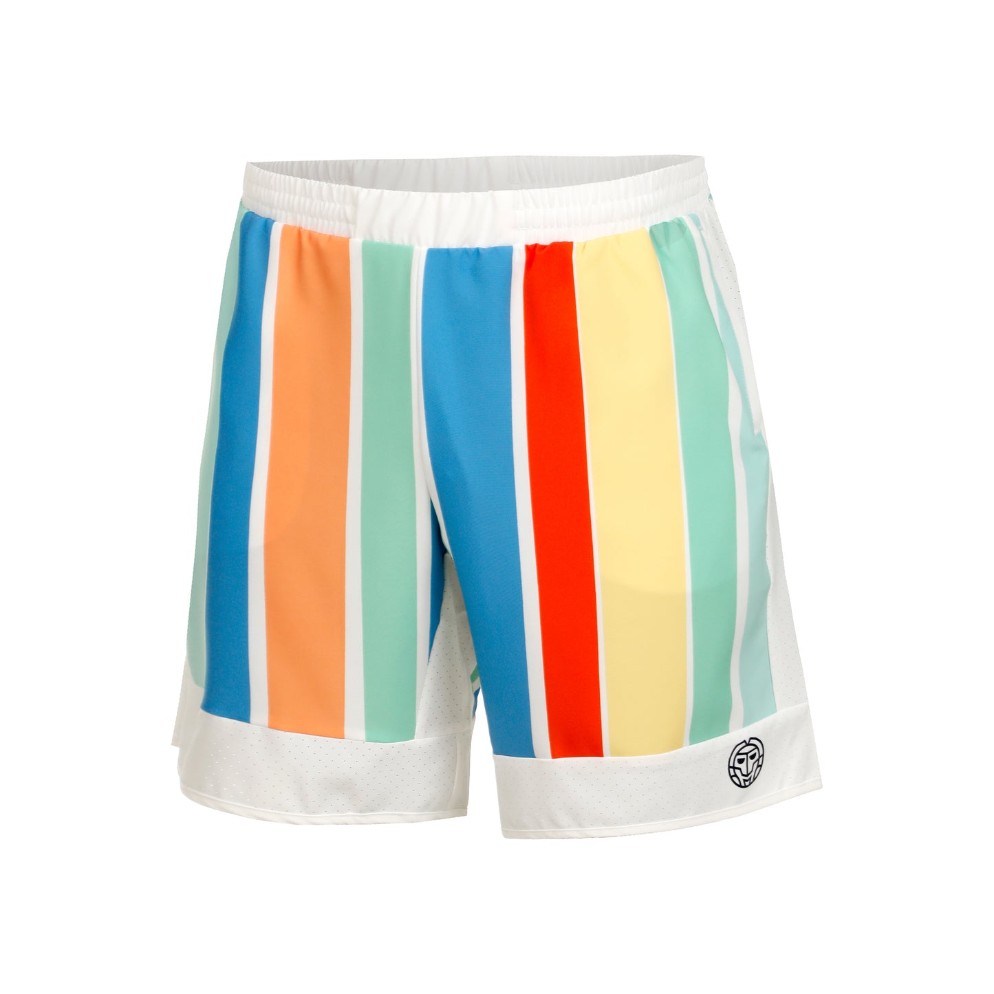BIDI BADU 7in Shorts Herren - weiß, mehrfarbig