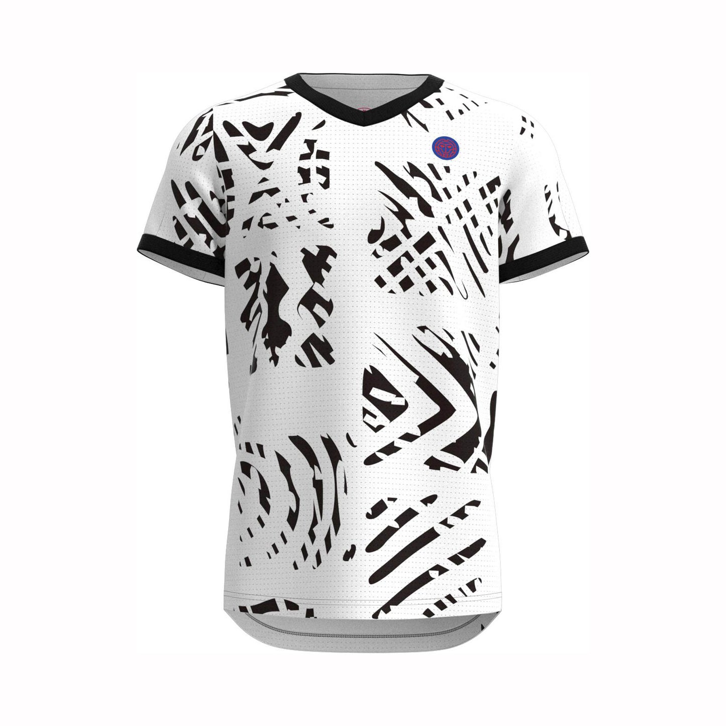 BIDI BADU Melbourne V-Neck T-Shirt Jungen - weiß, schwarz