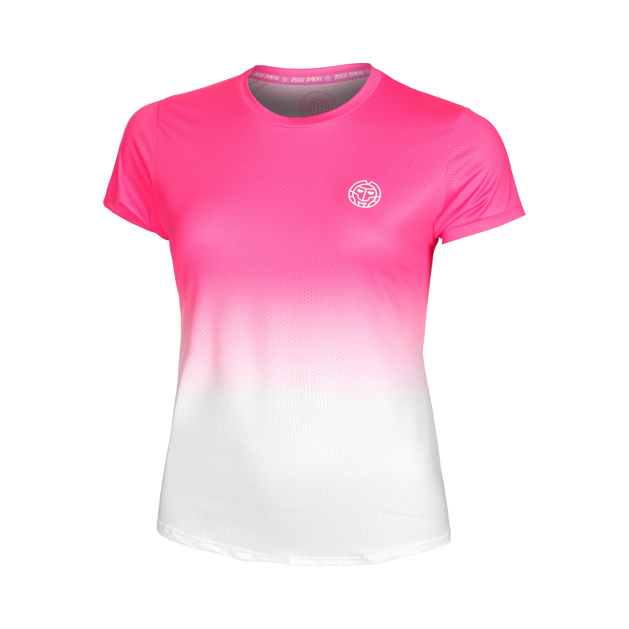 BIDI BADU Crew Gradiant T-Shirt Girls-Pink,White