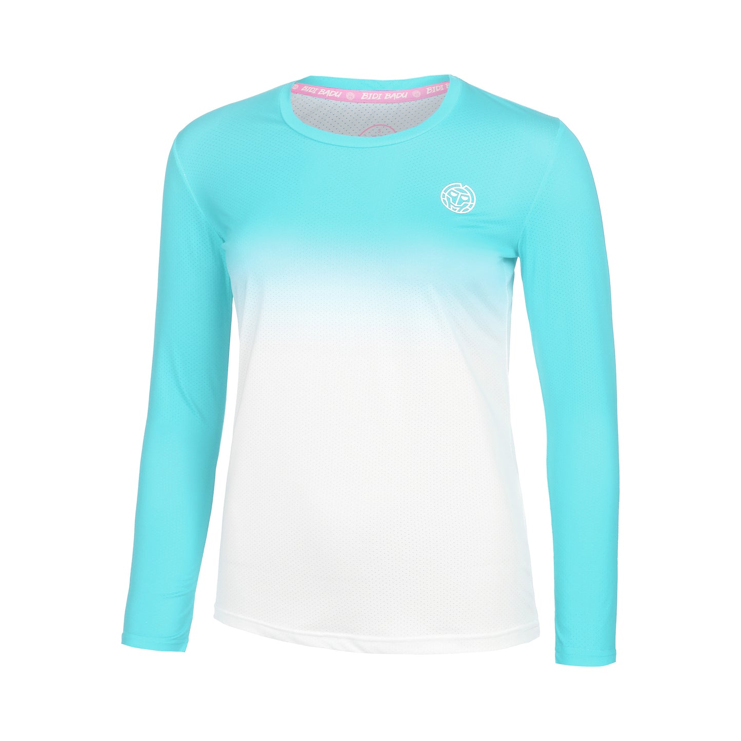 BIDI BADU Crew Gradiant Long Sleeve Girls-Turquoise,White
