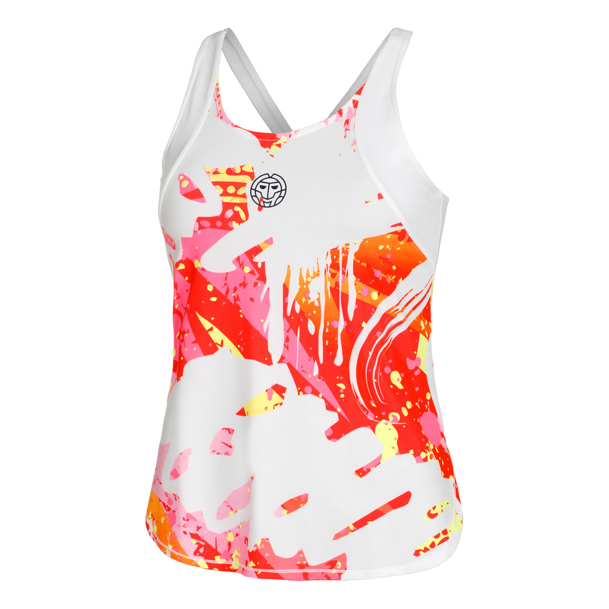 BIDI BADU Wild Arts Tank-Top Damen-Weiß,Mehrfarbig